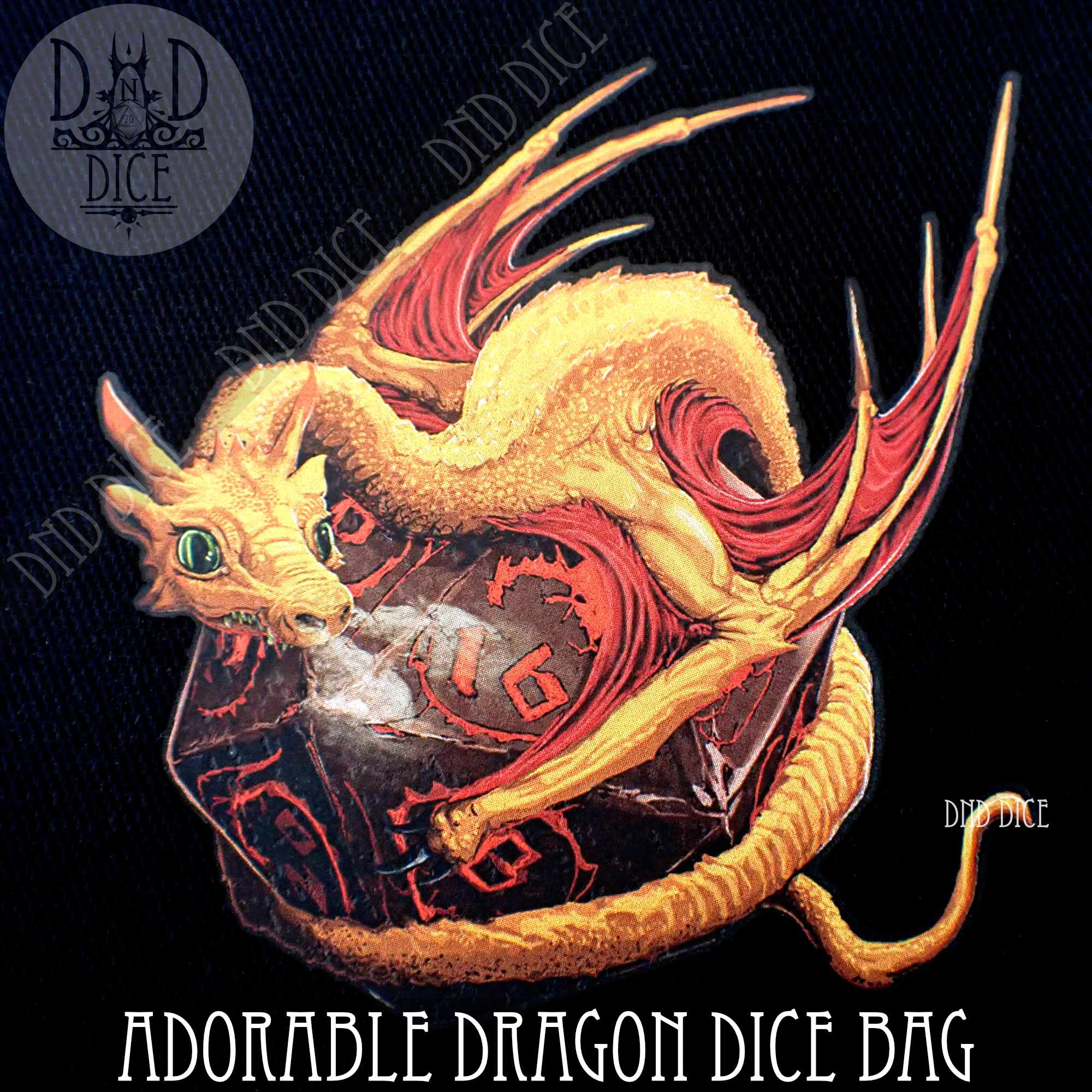 Adorable Dragon Dice Bag - Image 2