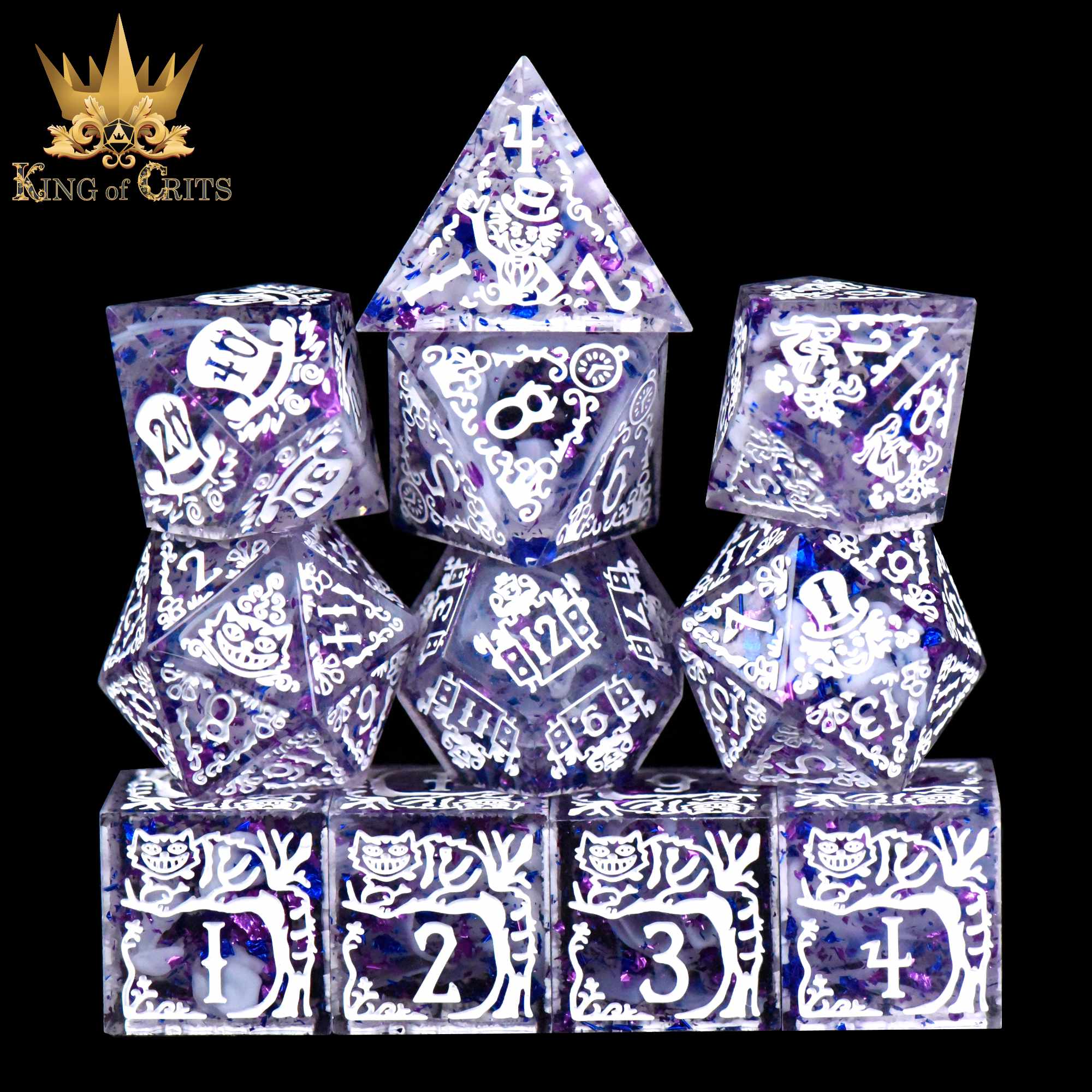Alice's Wonderland - 11 Dice Set (Sharp Edge) - Image 2