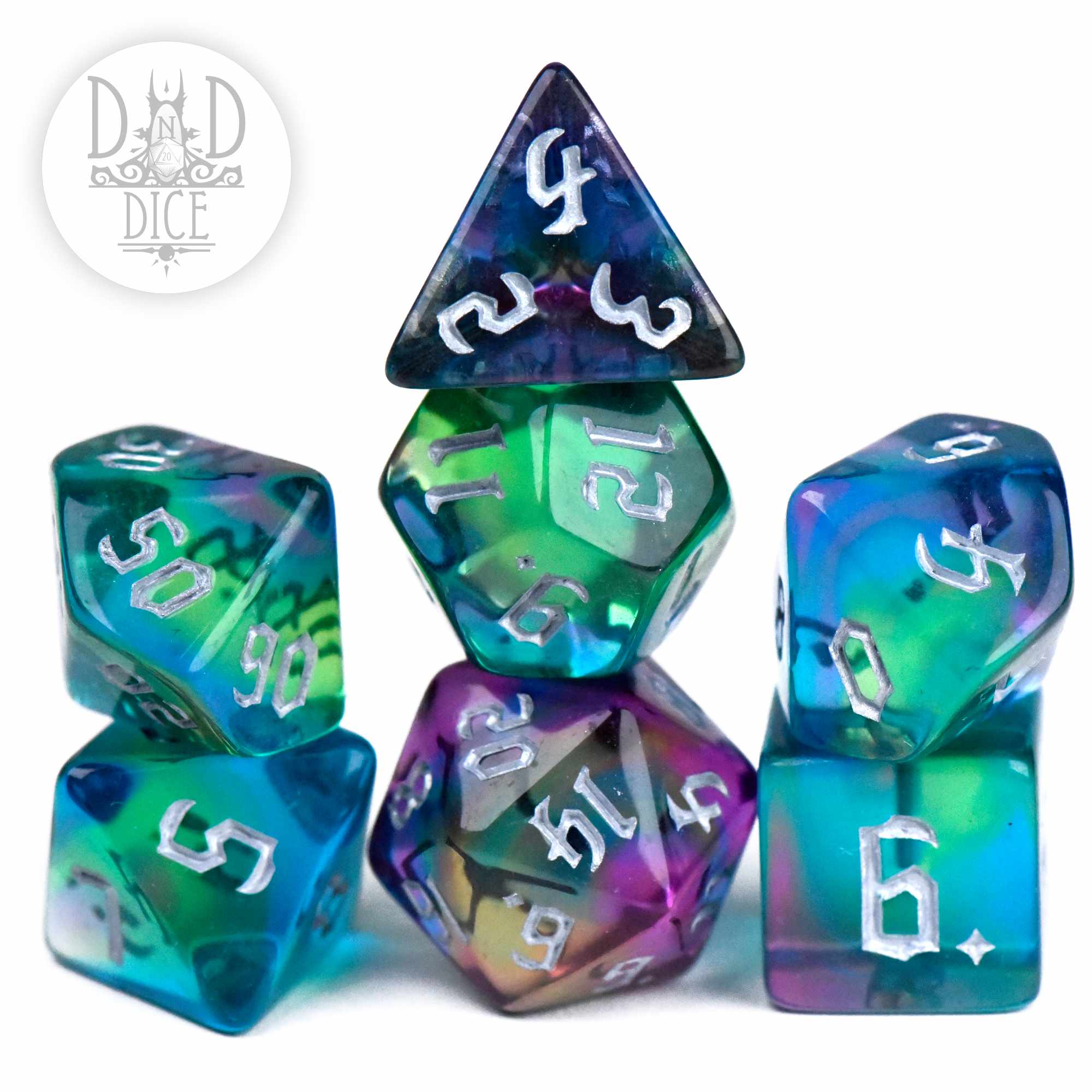 Alluring Aurora Dice Set