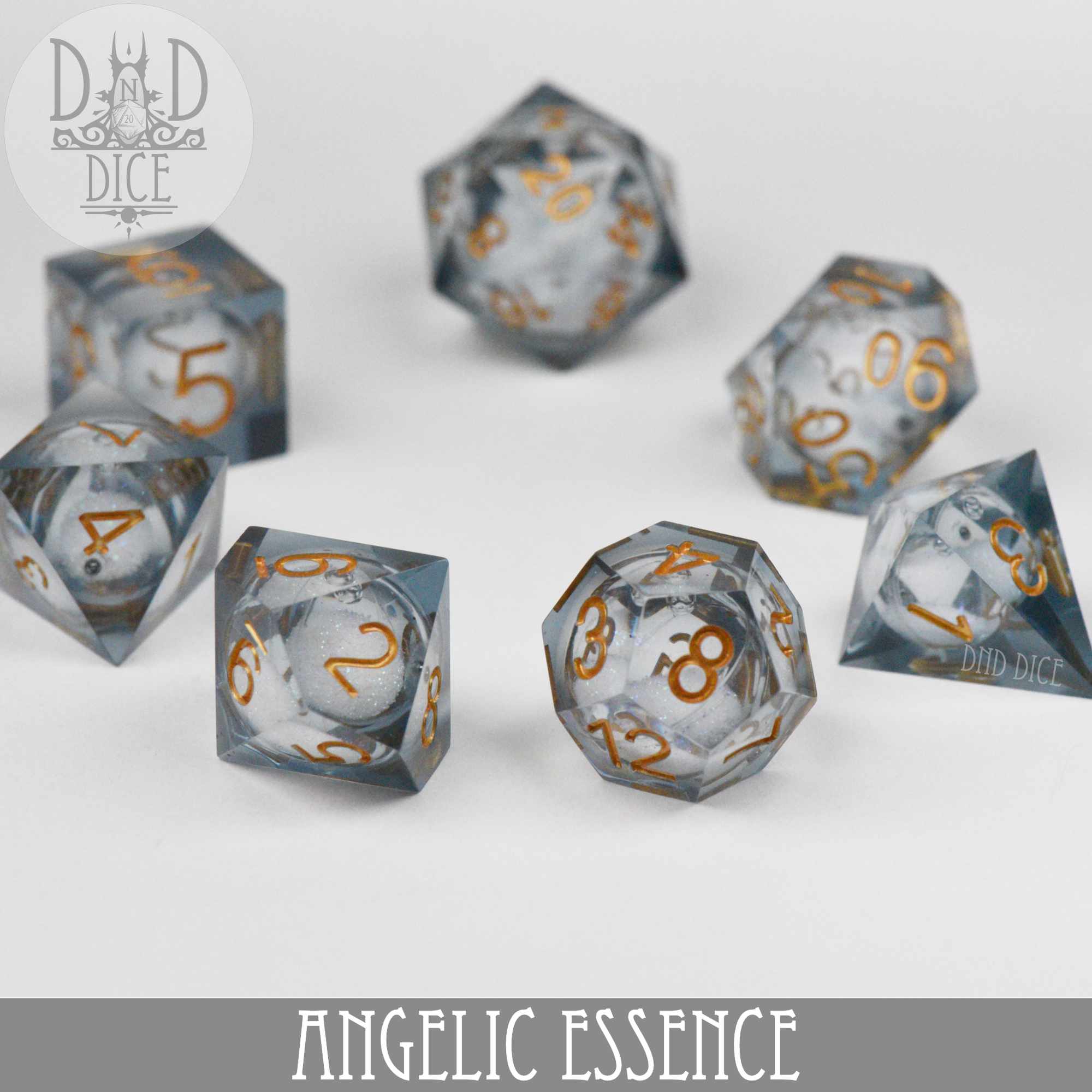 Angelic Essence Liquid Core Dice Set - Image 3