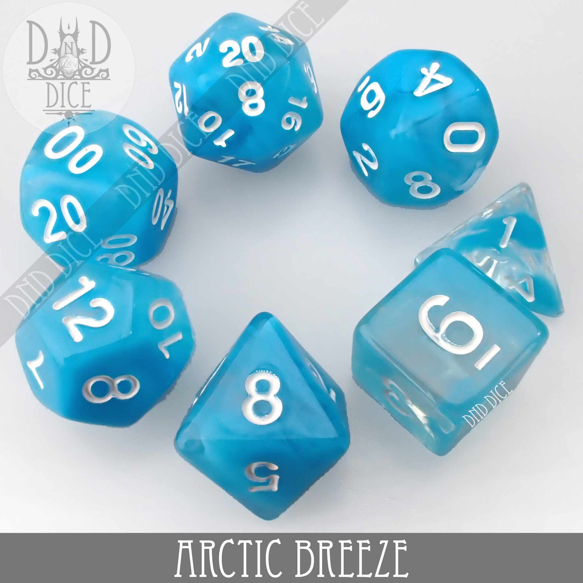 Arctic Breeze Dice Set - Image 3