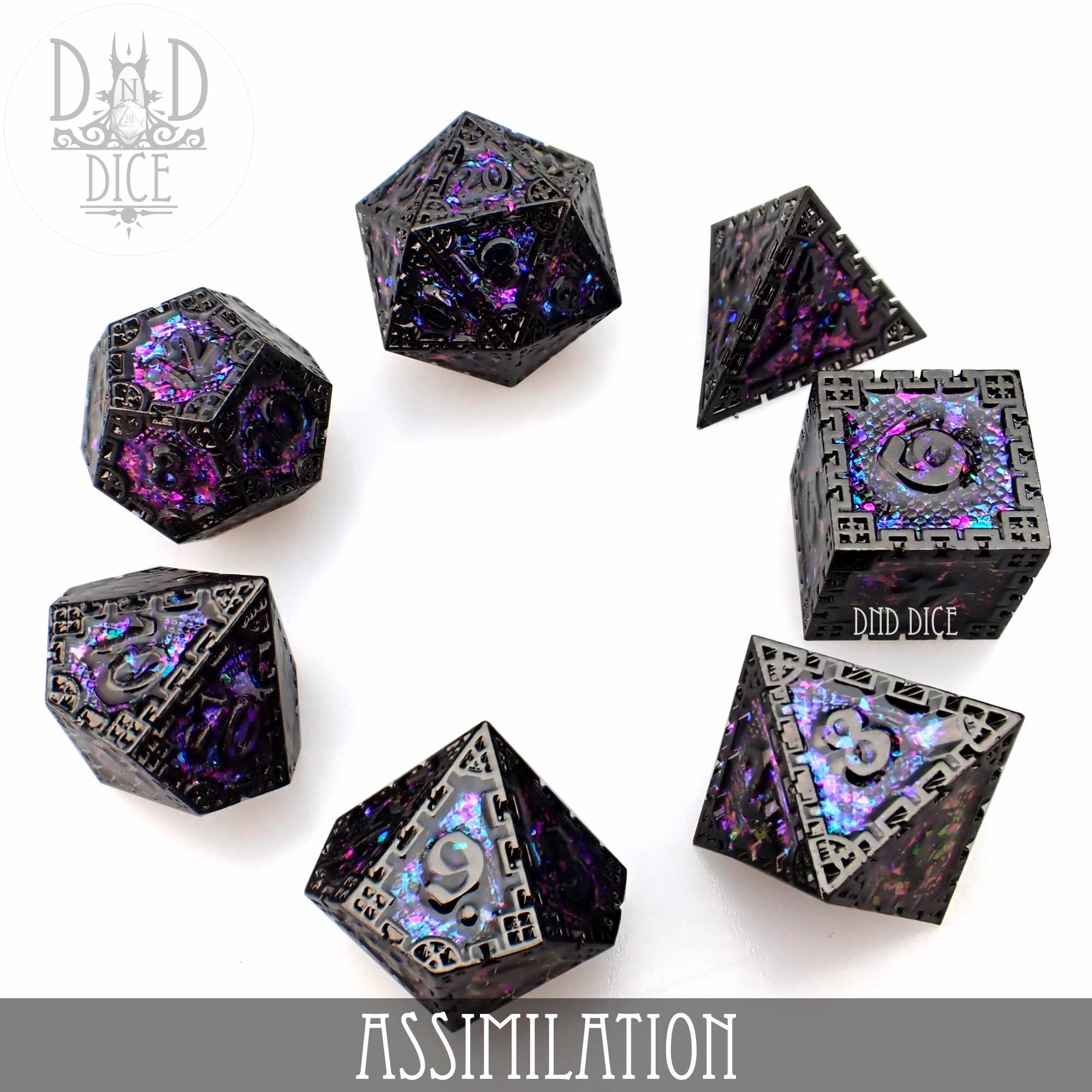 Assimilation Metal Dice Set - Image 3
