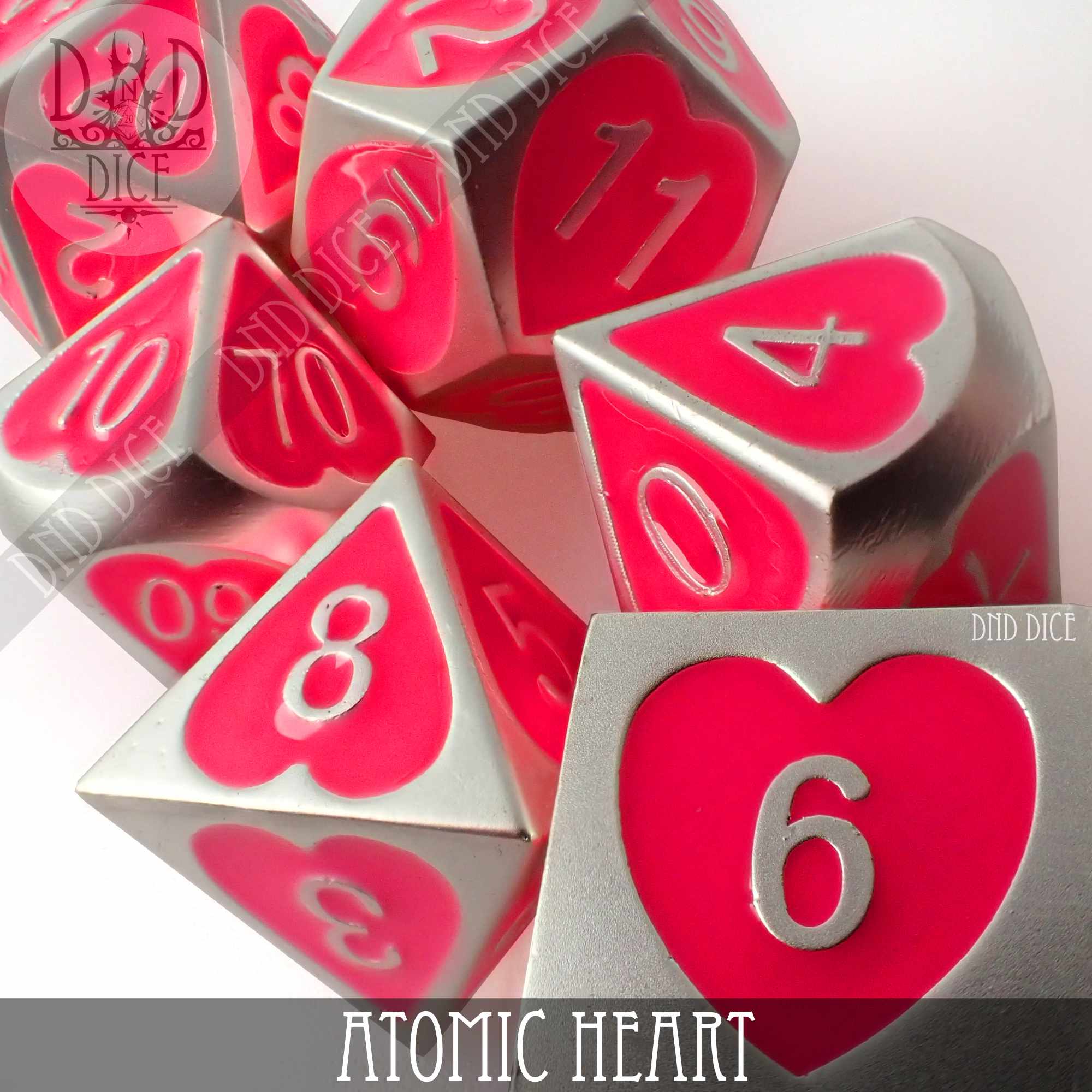 Atomic Heart Metal Dice Set - Image 2