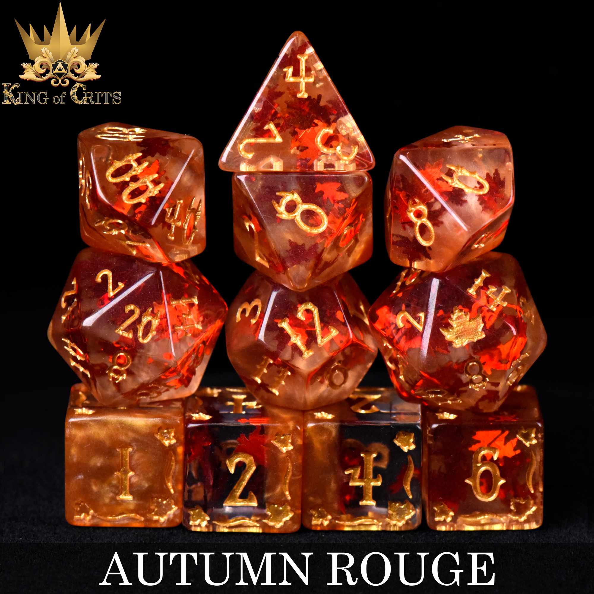 Autumn Rouge 11 Dice Set - Image 2