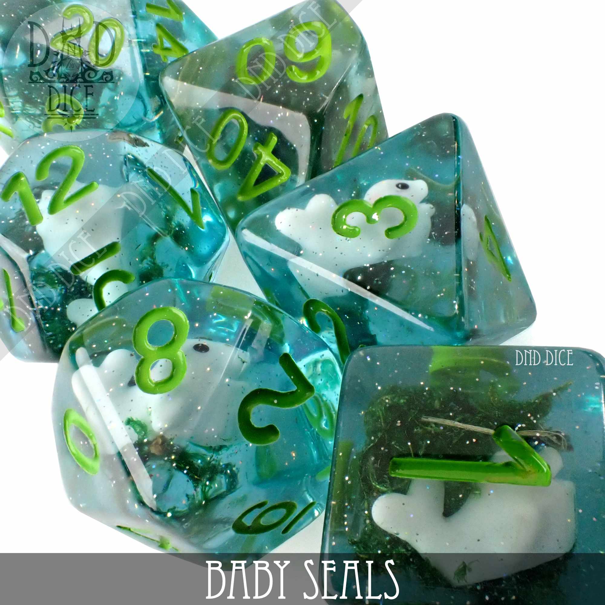 Baby Seals Dice Set - Image 2
