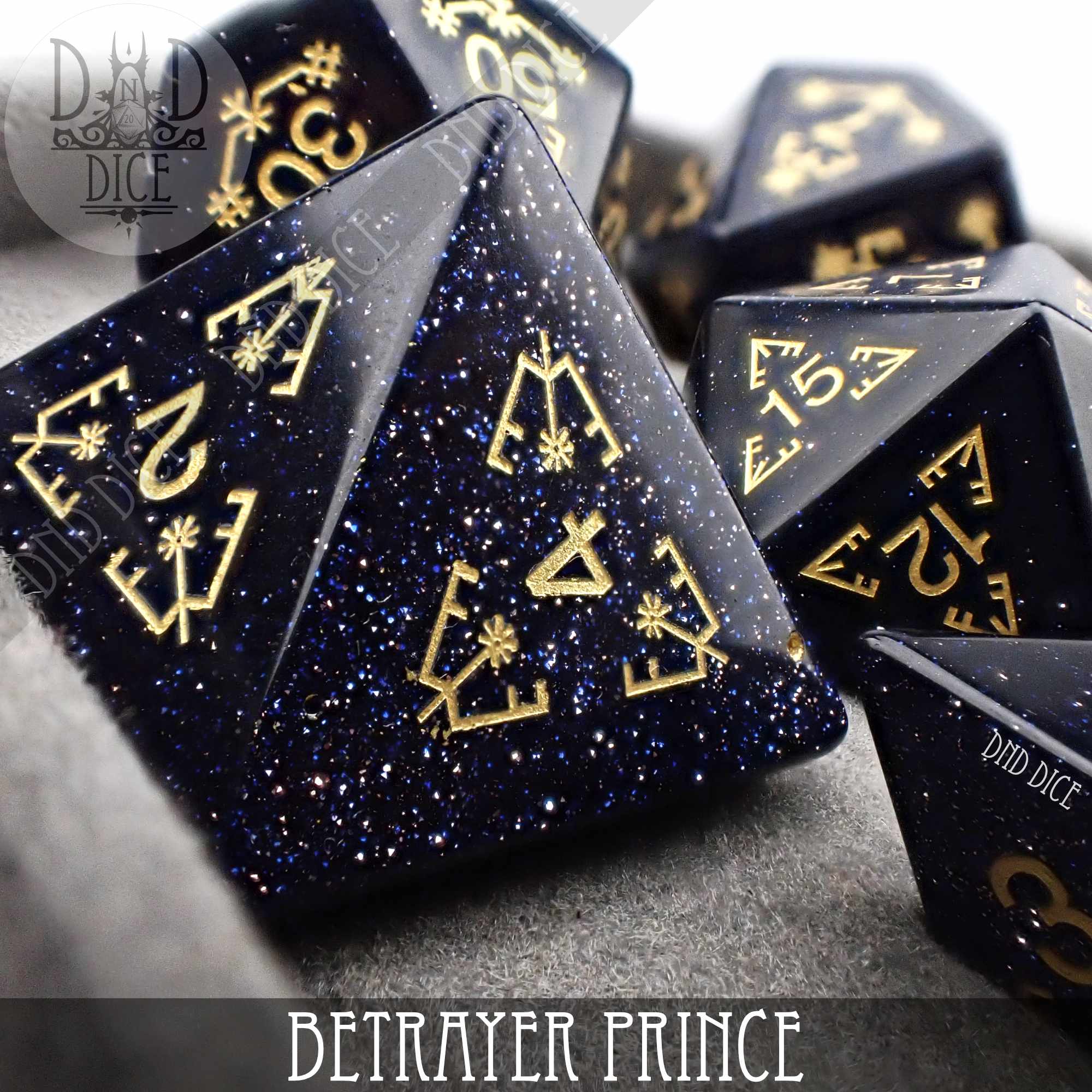 Betrayer Prince Goldstone Dice Set - Image 2