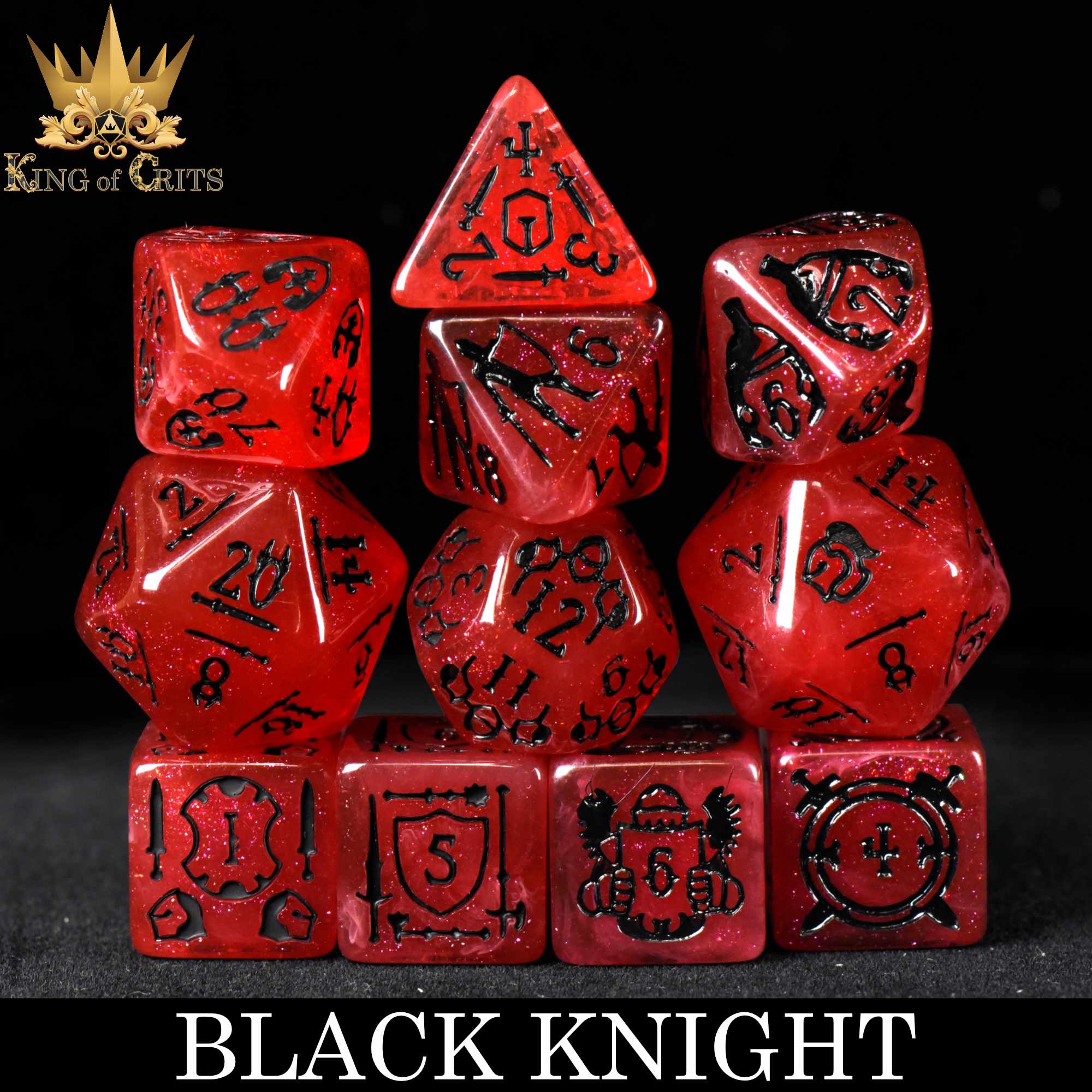 Black Knight 11 Dice Set - Image 2