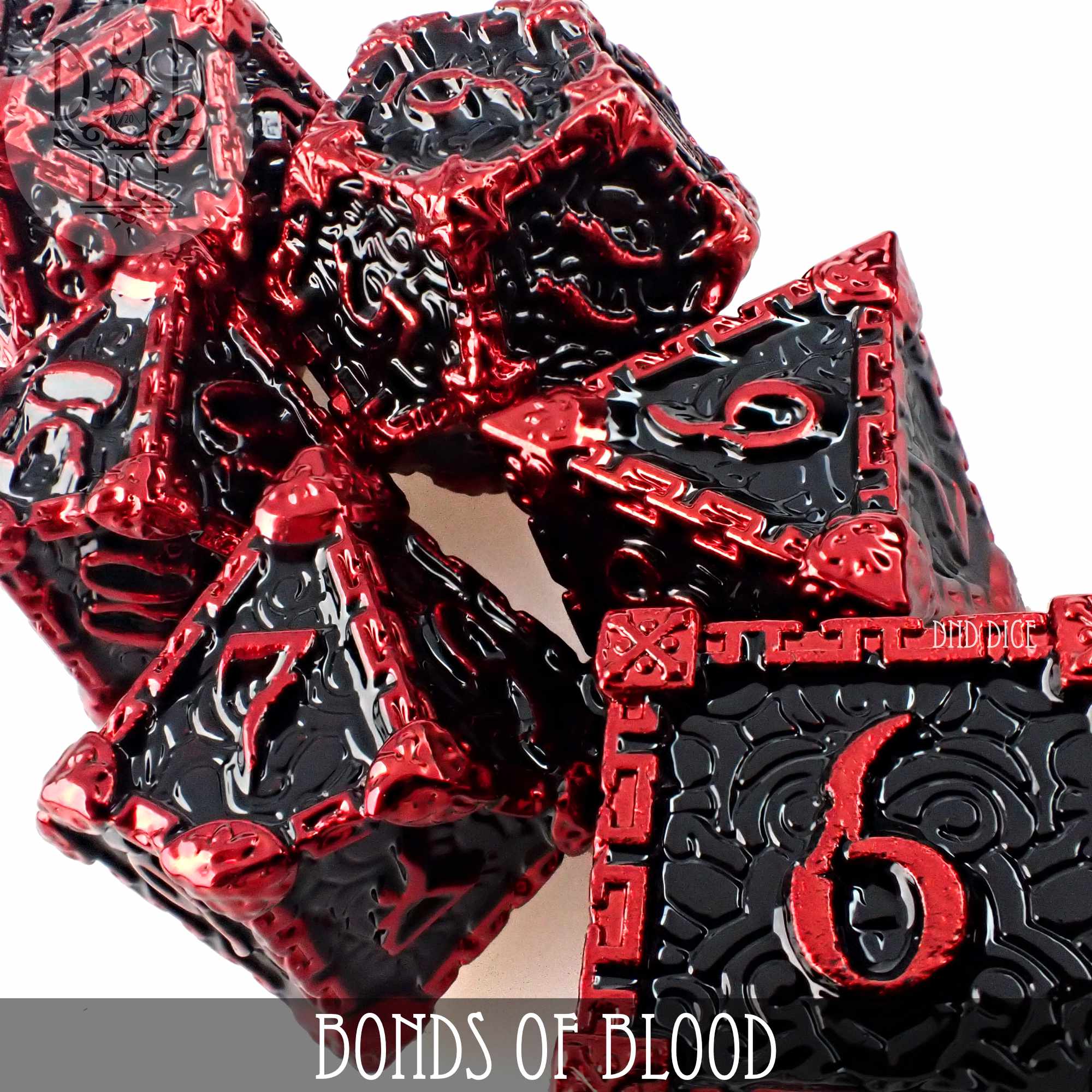 Bonds of Blood Metal Dice Set - Image 2