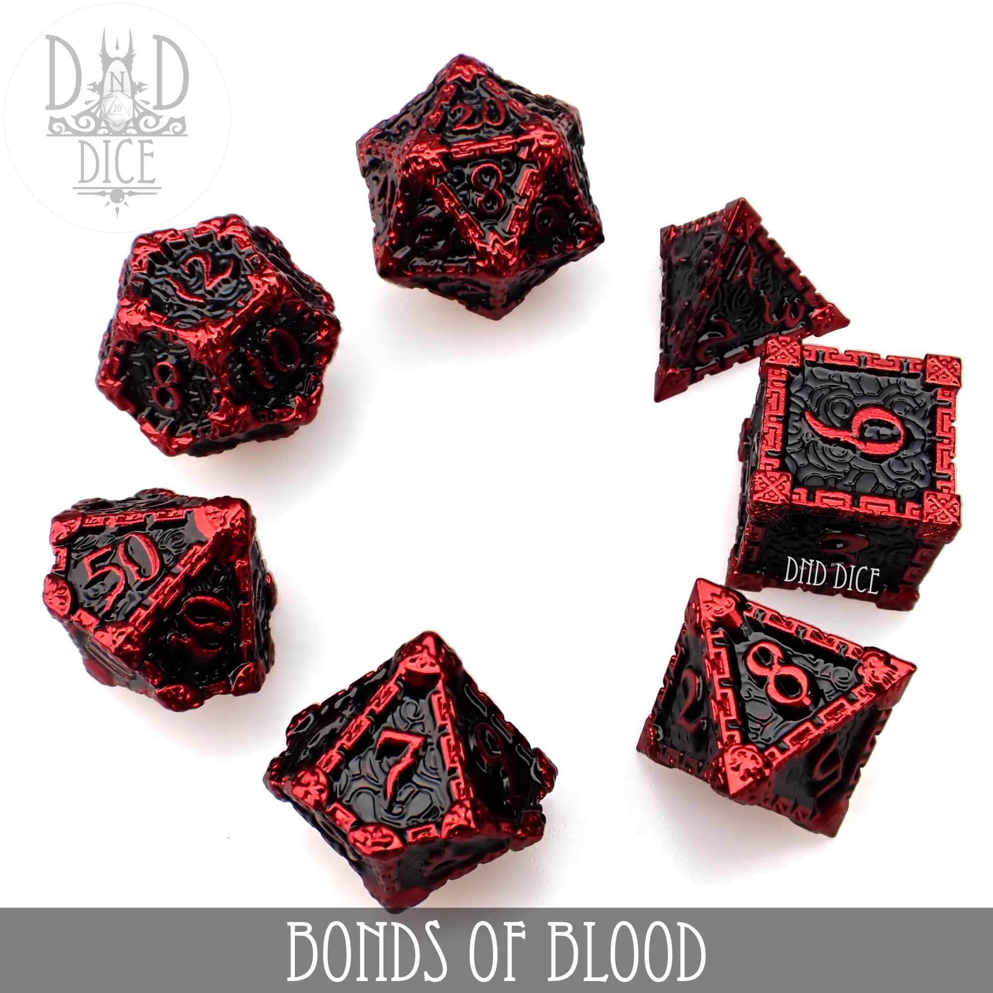 Bonds of Blood Metal Dice Set - Image 3