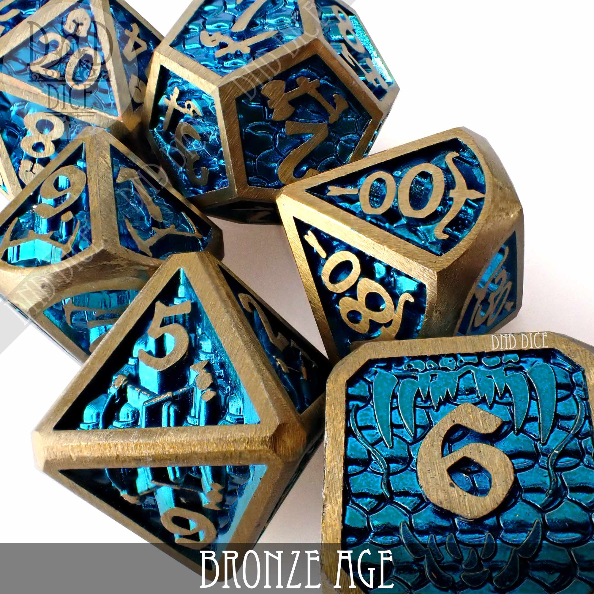 Bronze Age Metal Dice Set - Image 2
