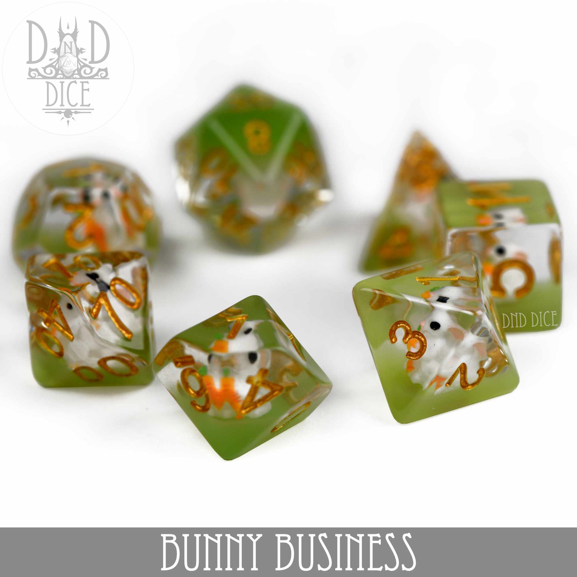 Bunny Business Dice Set - Image 2