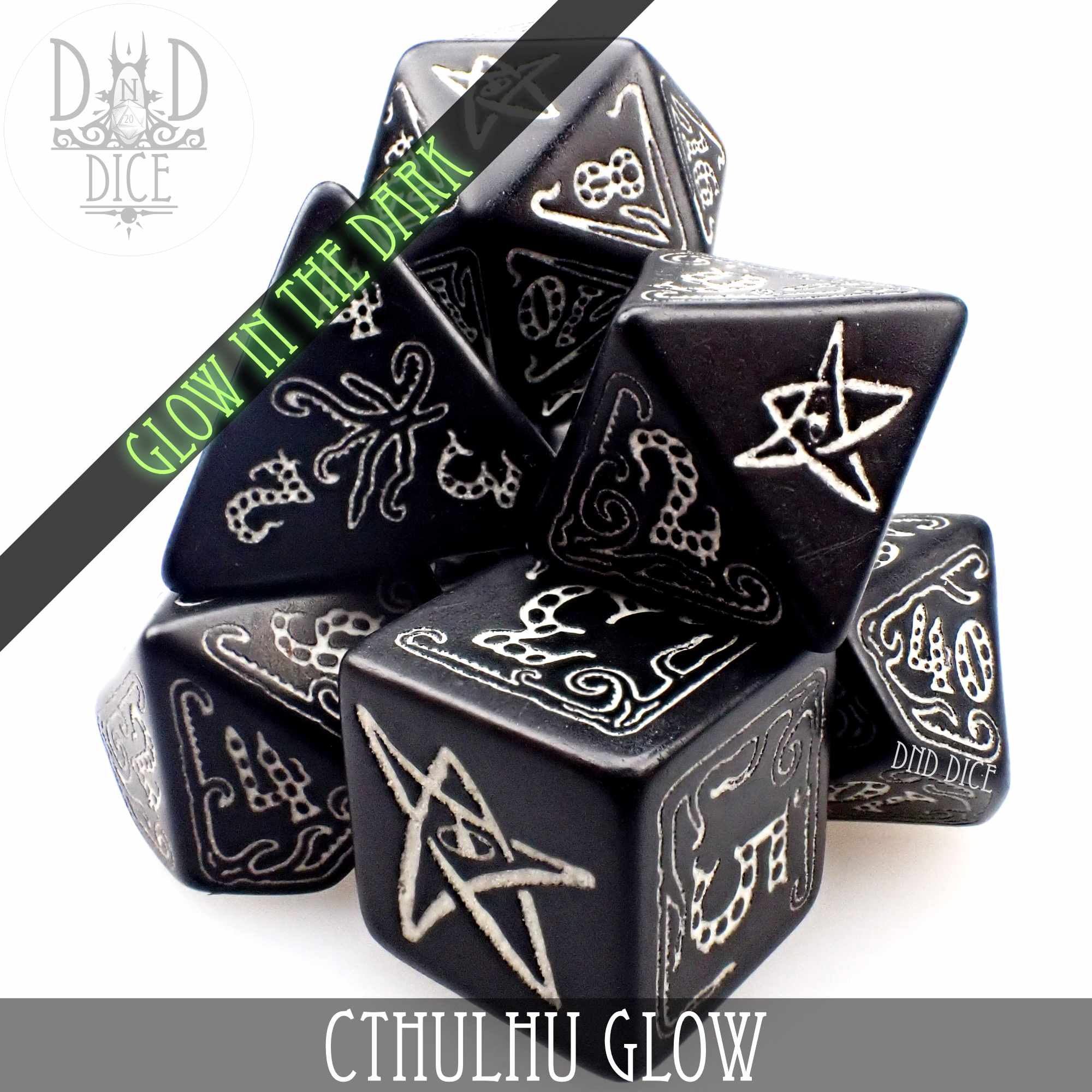 Call of Cthulhu Glow in the Dark Dice Set - Image 2