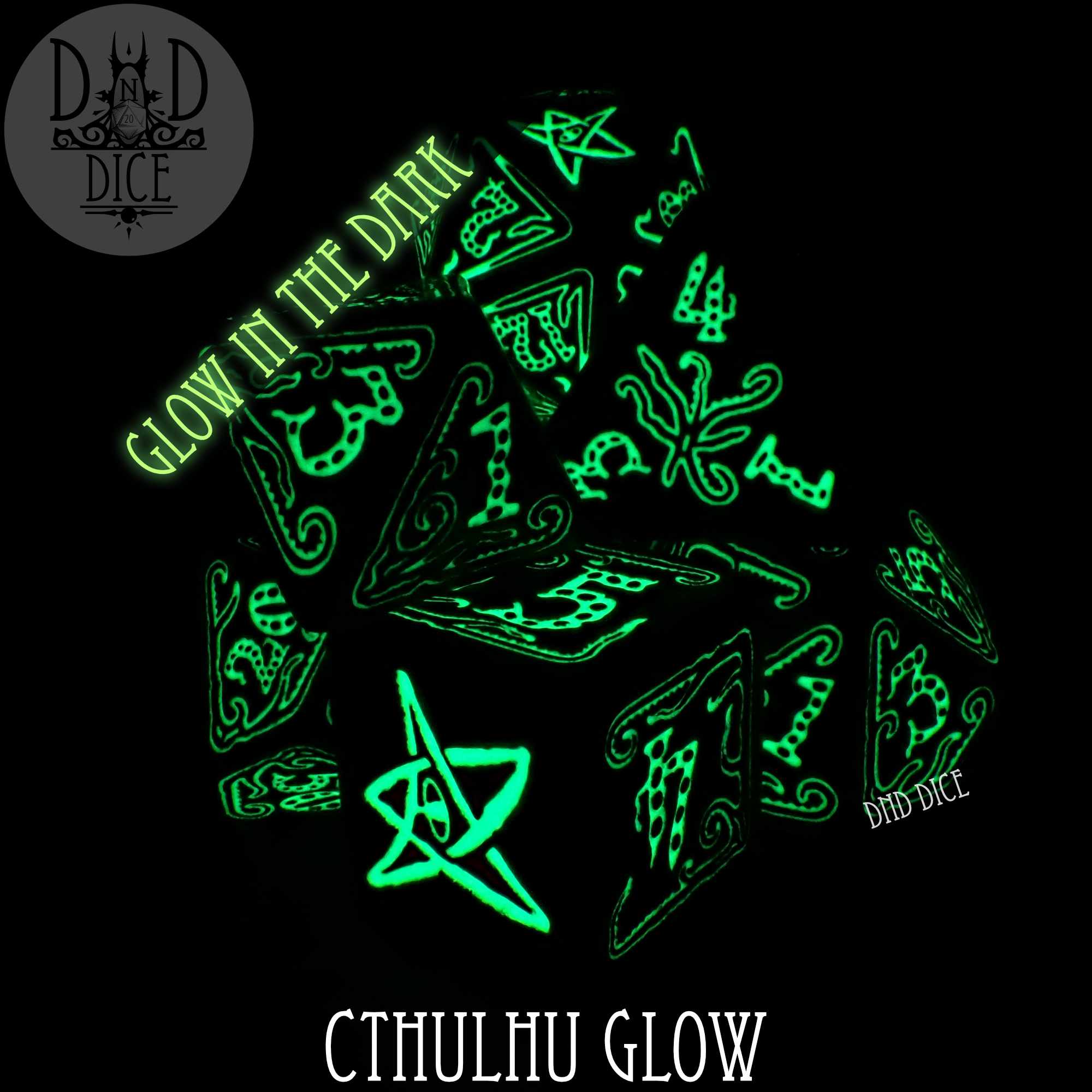 Call of Cthulhu Glow in the Dark Dice Set - Image 3