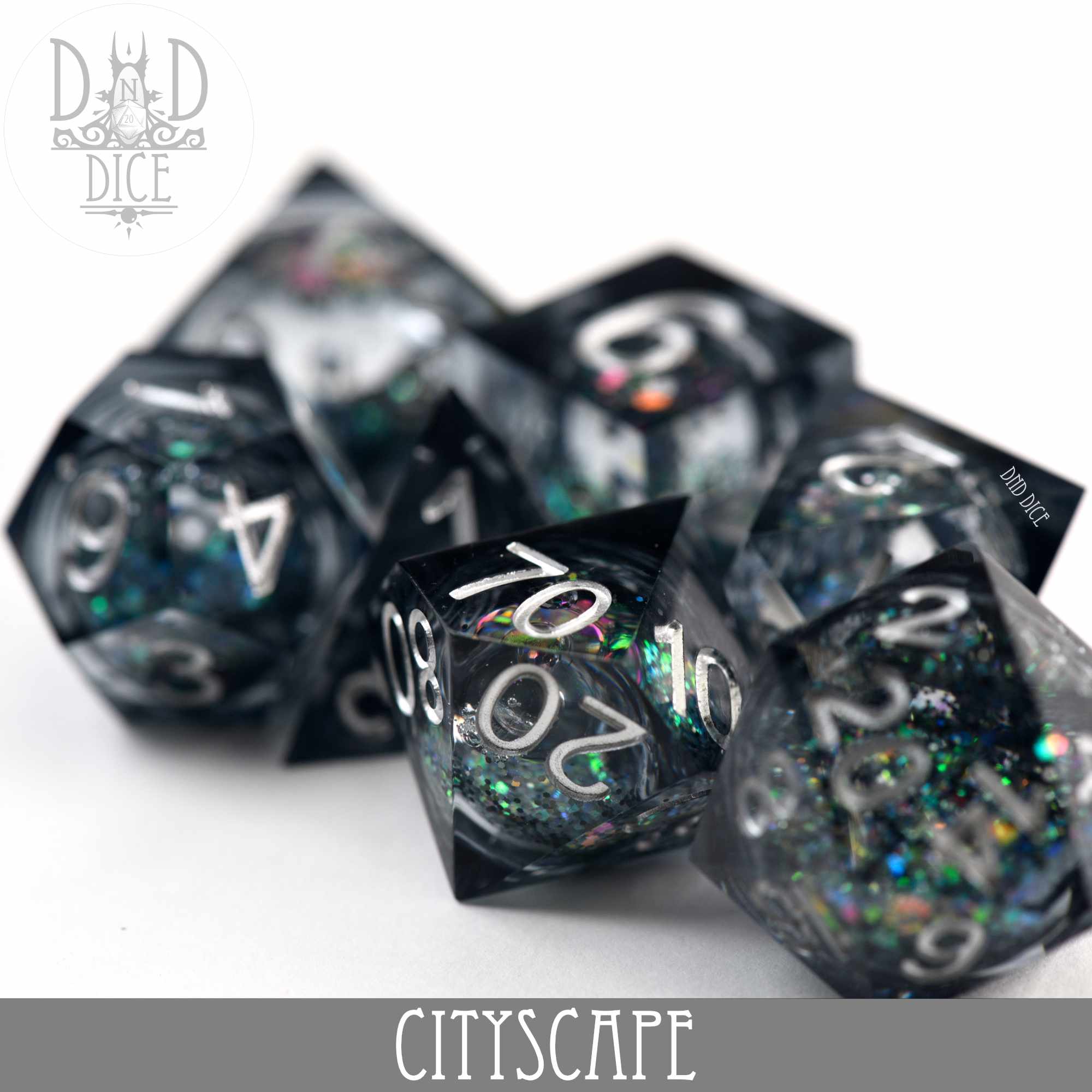 Cityscape Liquid Core Dice Set - Image 3