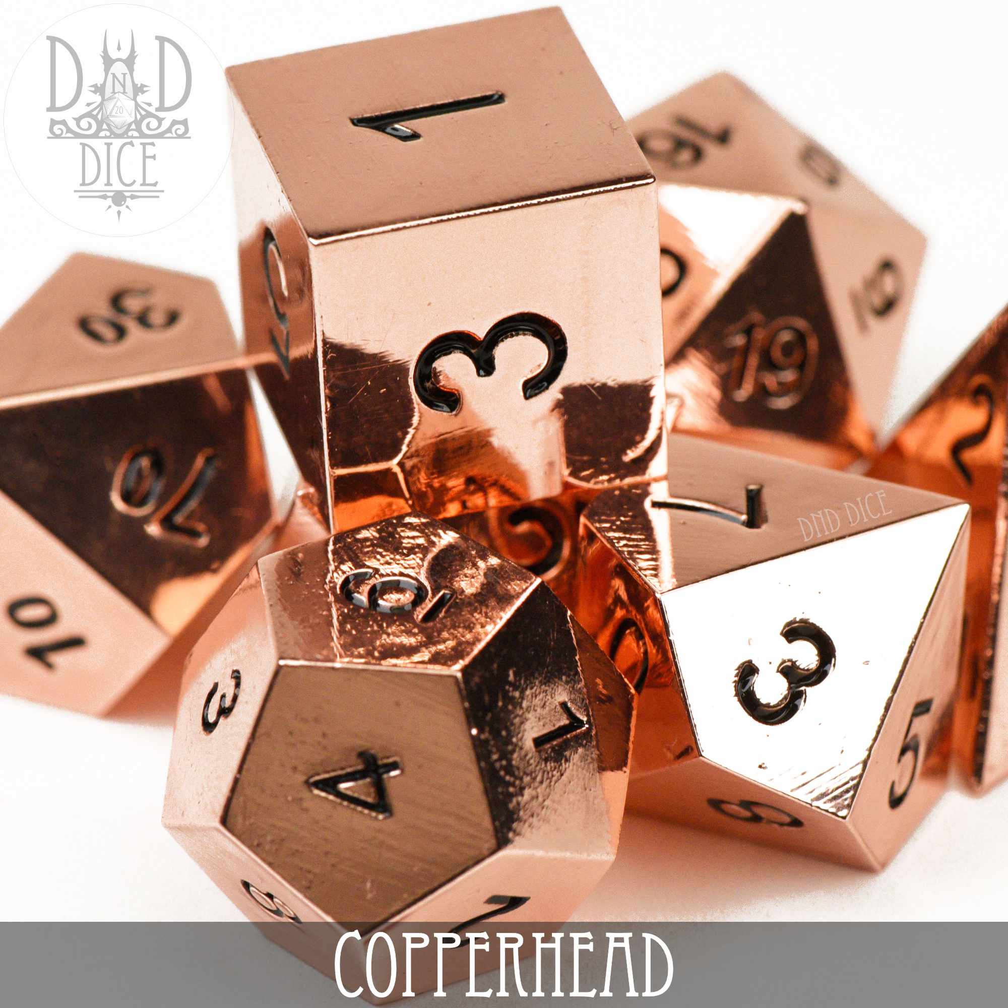 Copperhead Metal Dice Set - Image 2