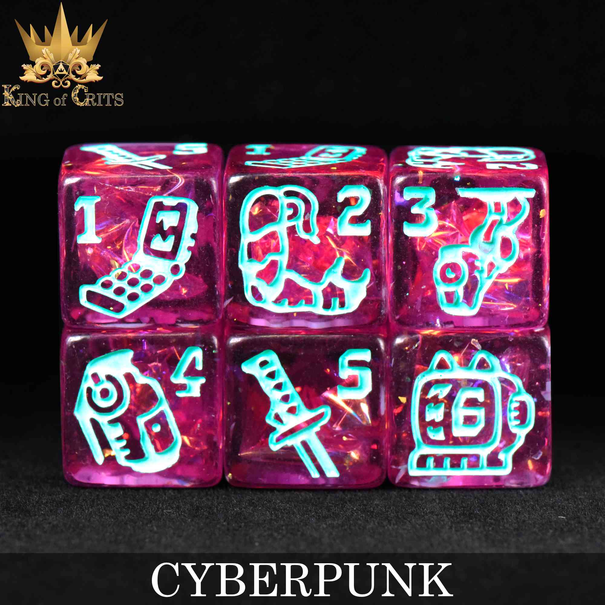 Cyberpunk 11 Dice Set - Image 5