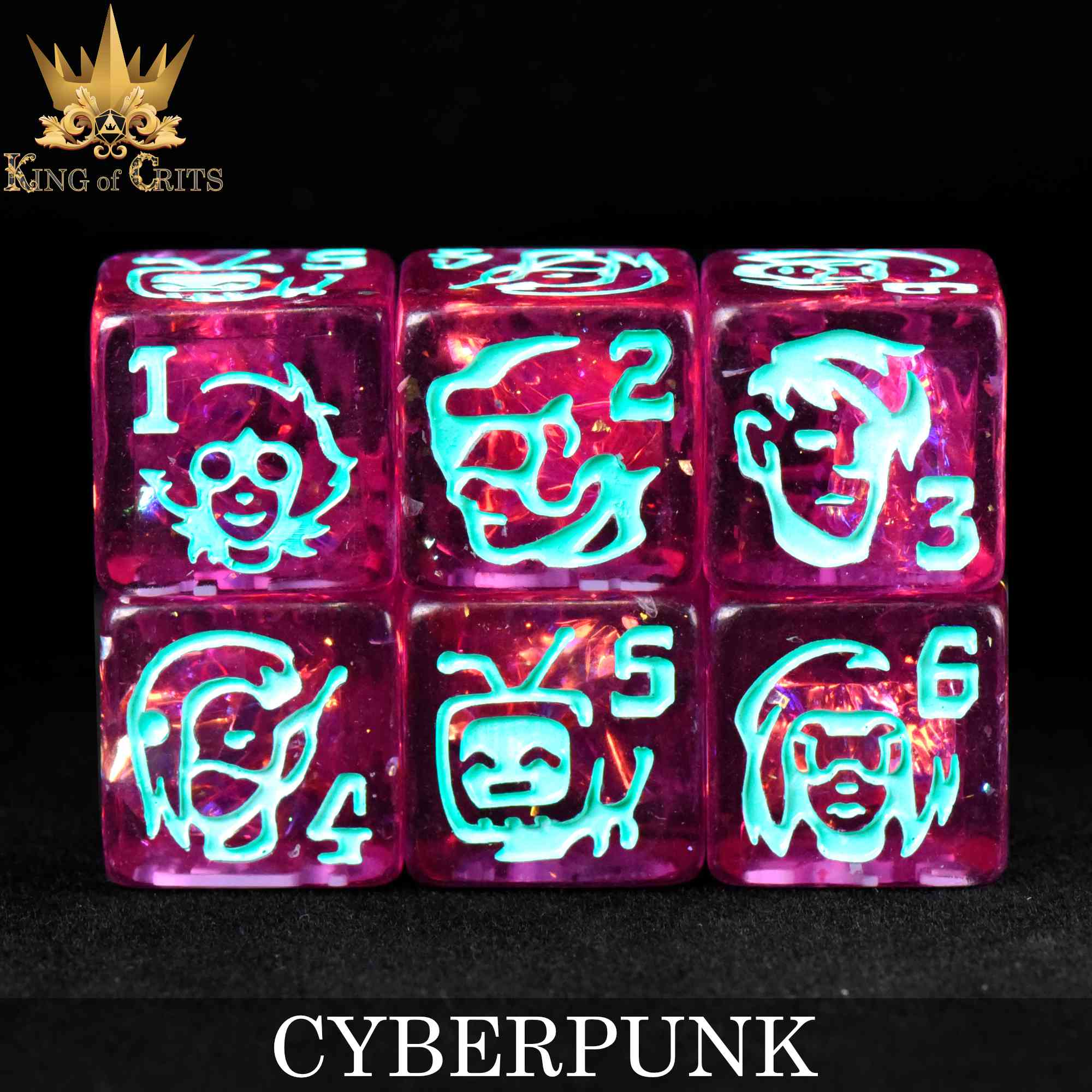 Cyberpunk 11 Dice Set - Image 6