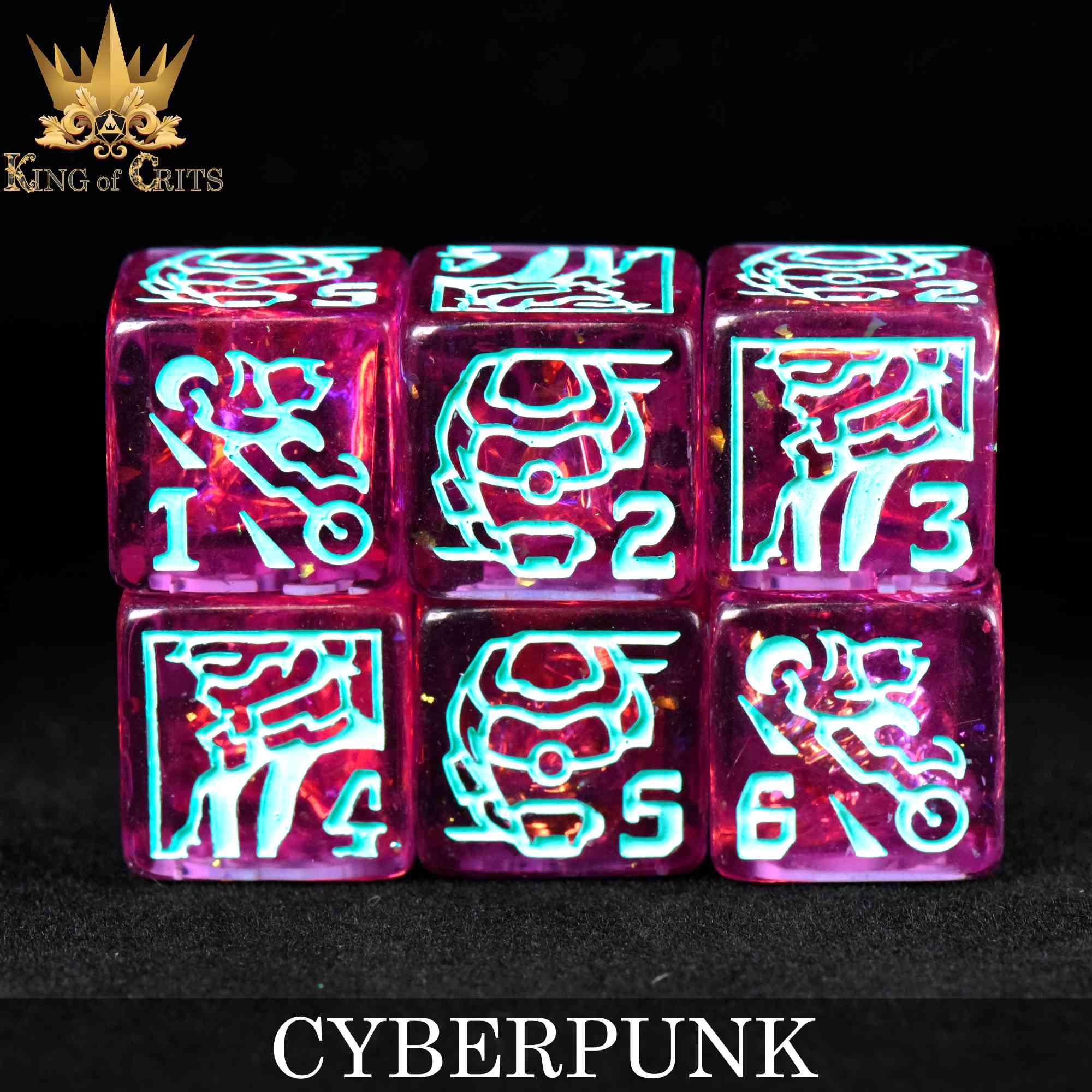 Cyberpunk 11 Dice Set - Image 7