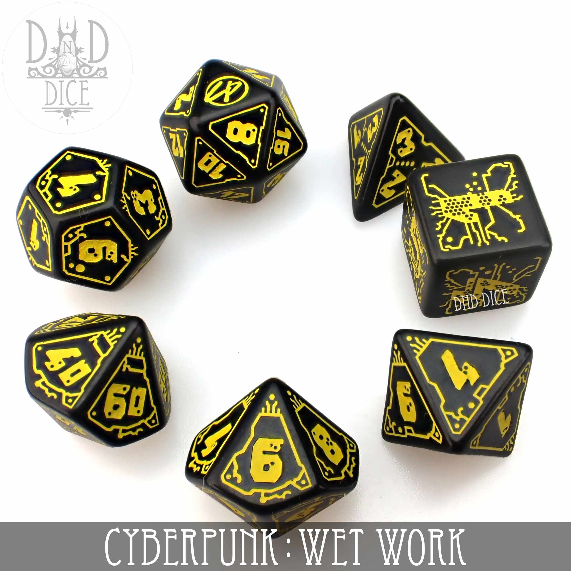 Cyberpunk Wet Work Dice Set - Image 3