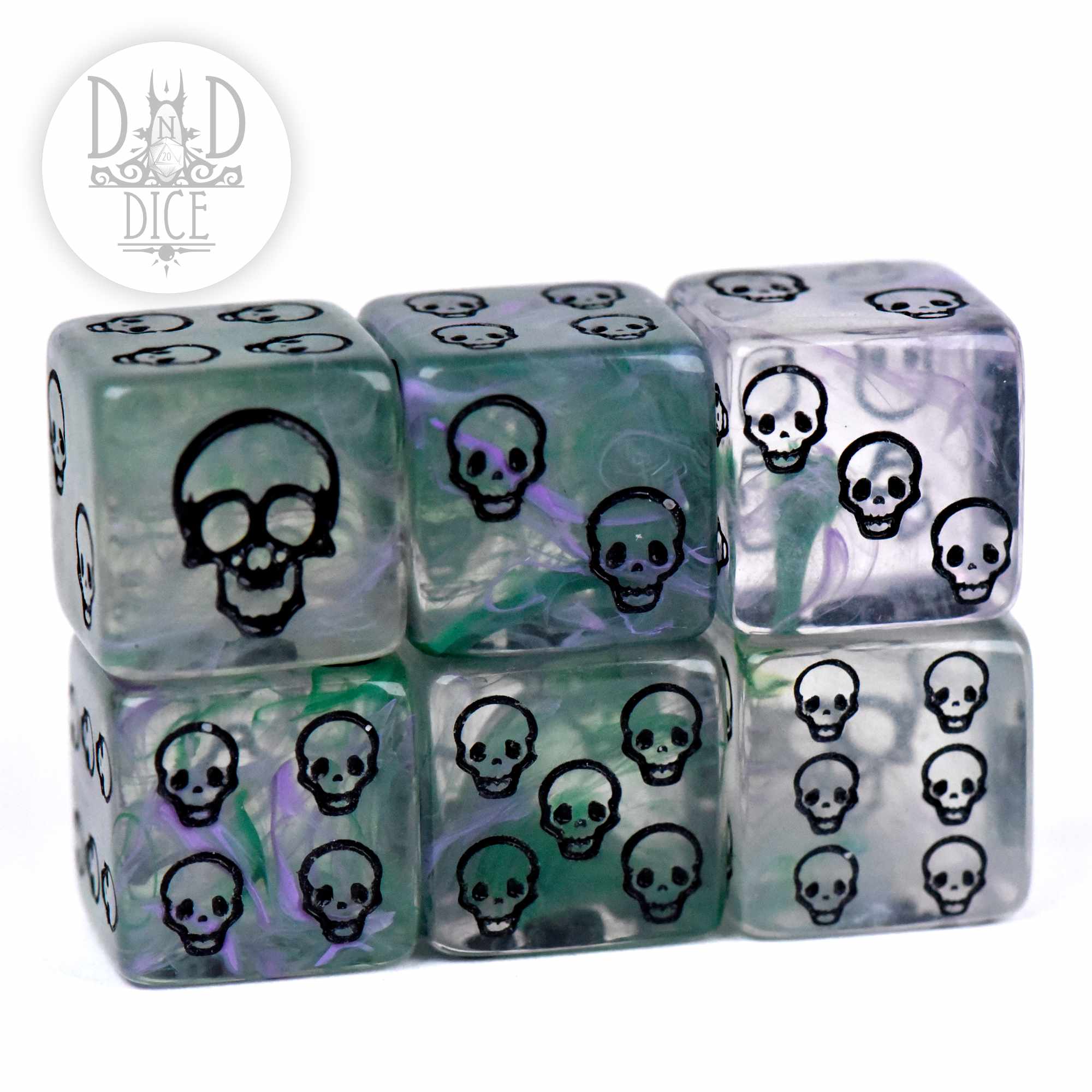Death's Decay 4D6 Dice Set - Image 2