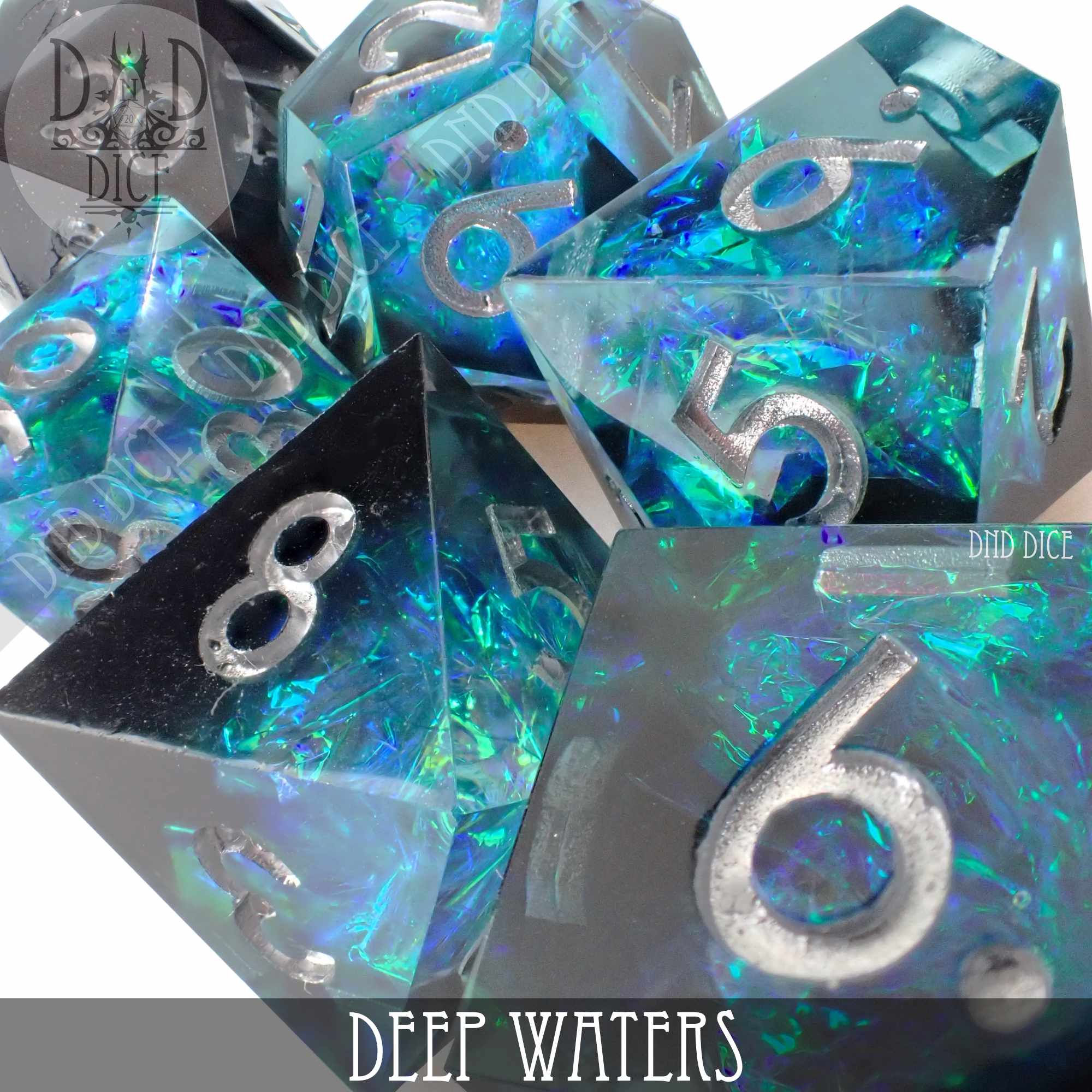 Deep Waters Handmade Dice Set - Image 2