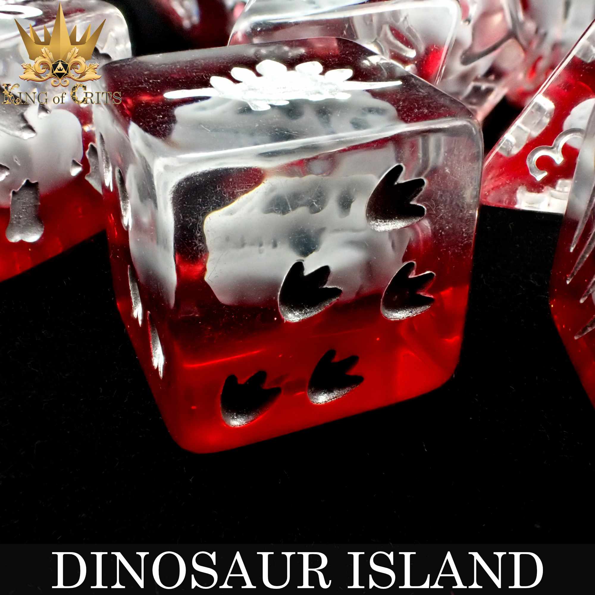 Dinosaur Island 11 Dice Set - Image 11