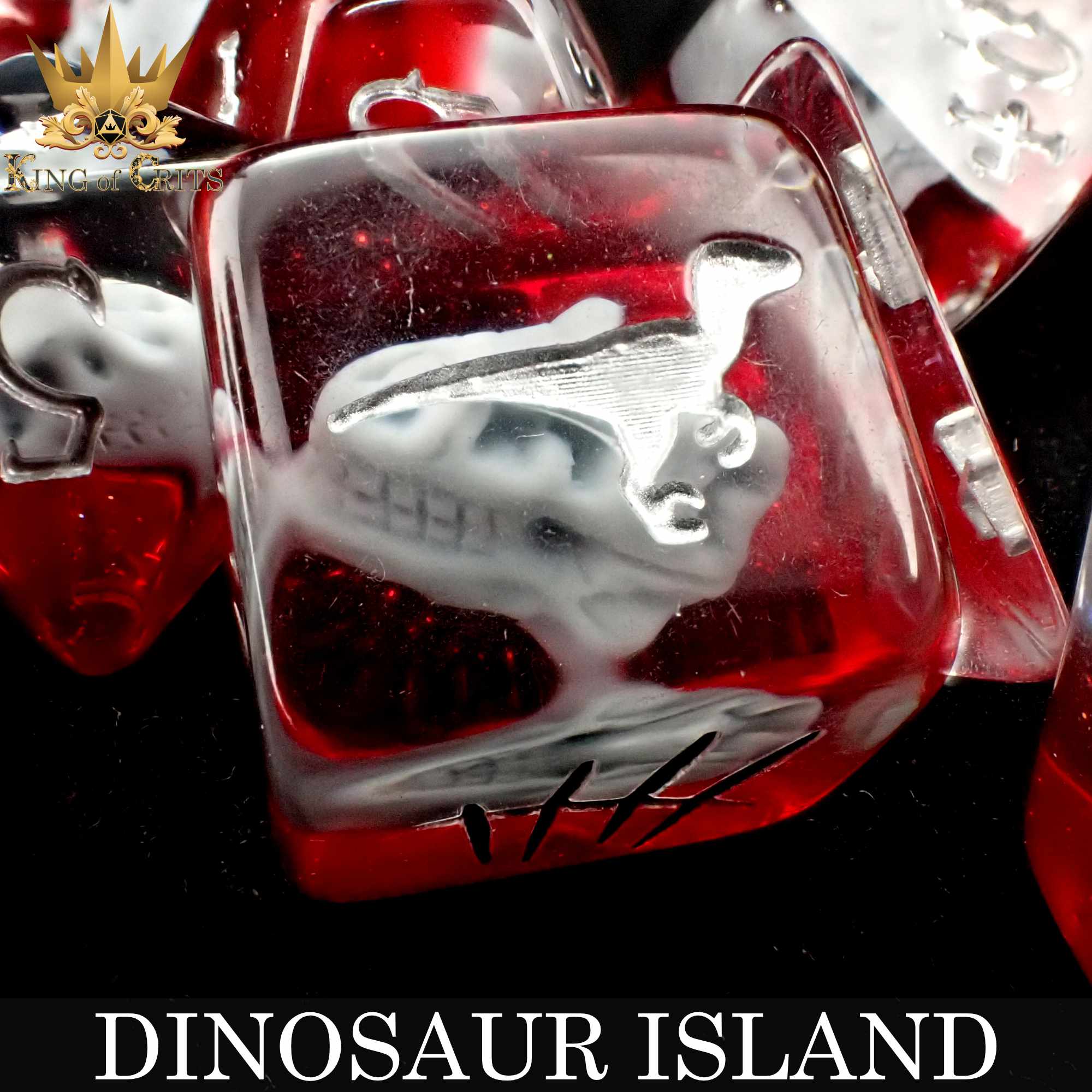 Dinosaur Island 11 Dice Set - Image 12