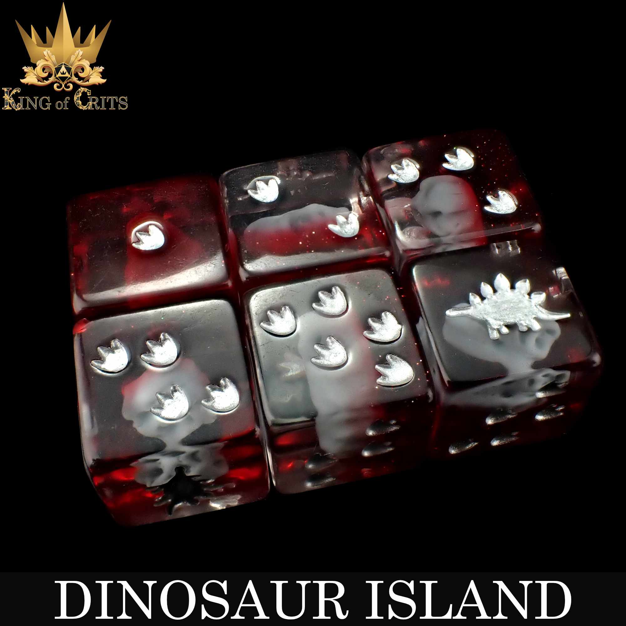 Dinosaur Island 11 Dice Set - Image 5