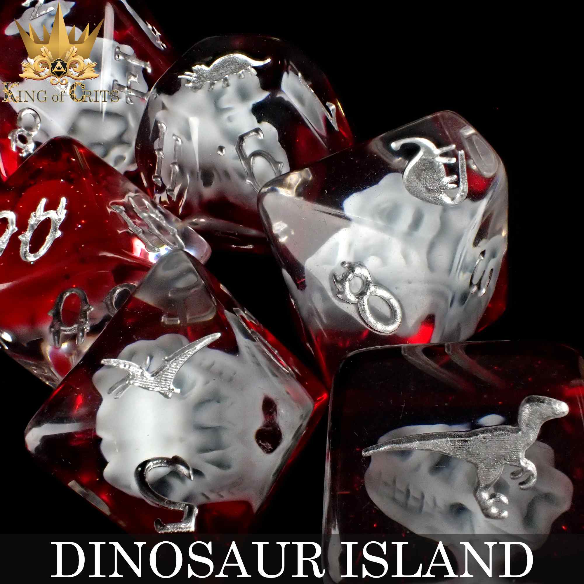 Dinosaur Island 11 Dice Set - Image 9