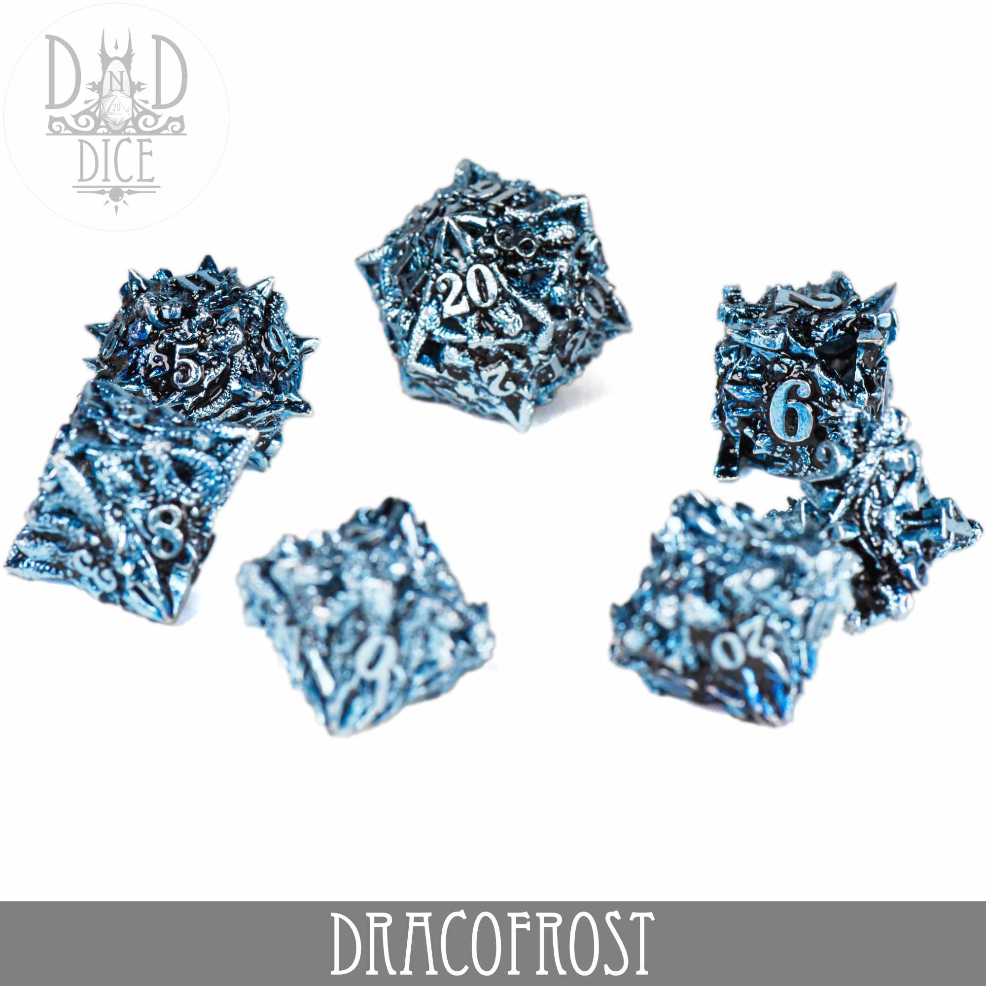 Dracofrost Metal Dice Set (Gift Box) - Image 2