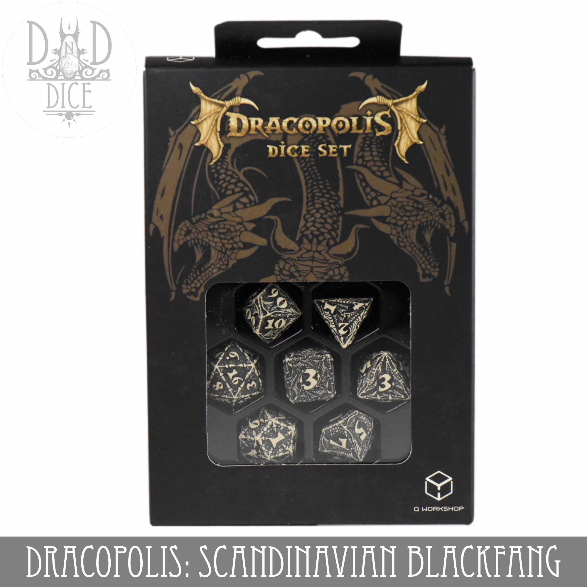 Dracopolis Blackfang Dice Set - Image 3