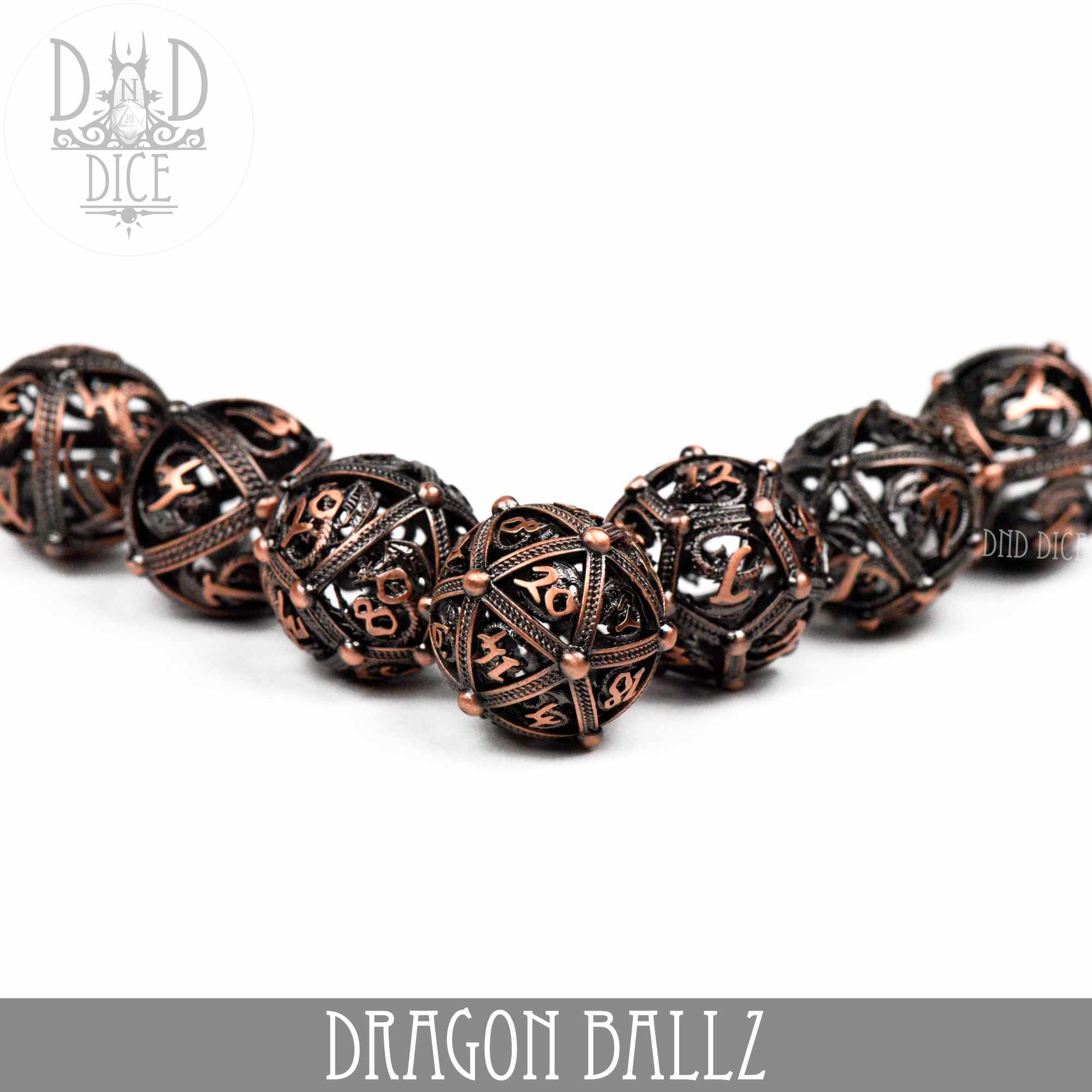 Dragon Ballz Metal Dice Set (Gift Box) - Image 2