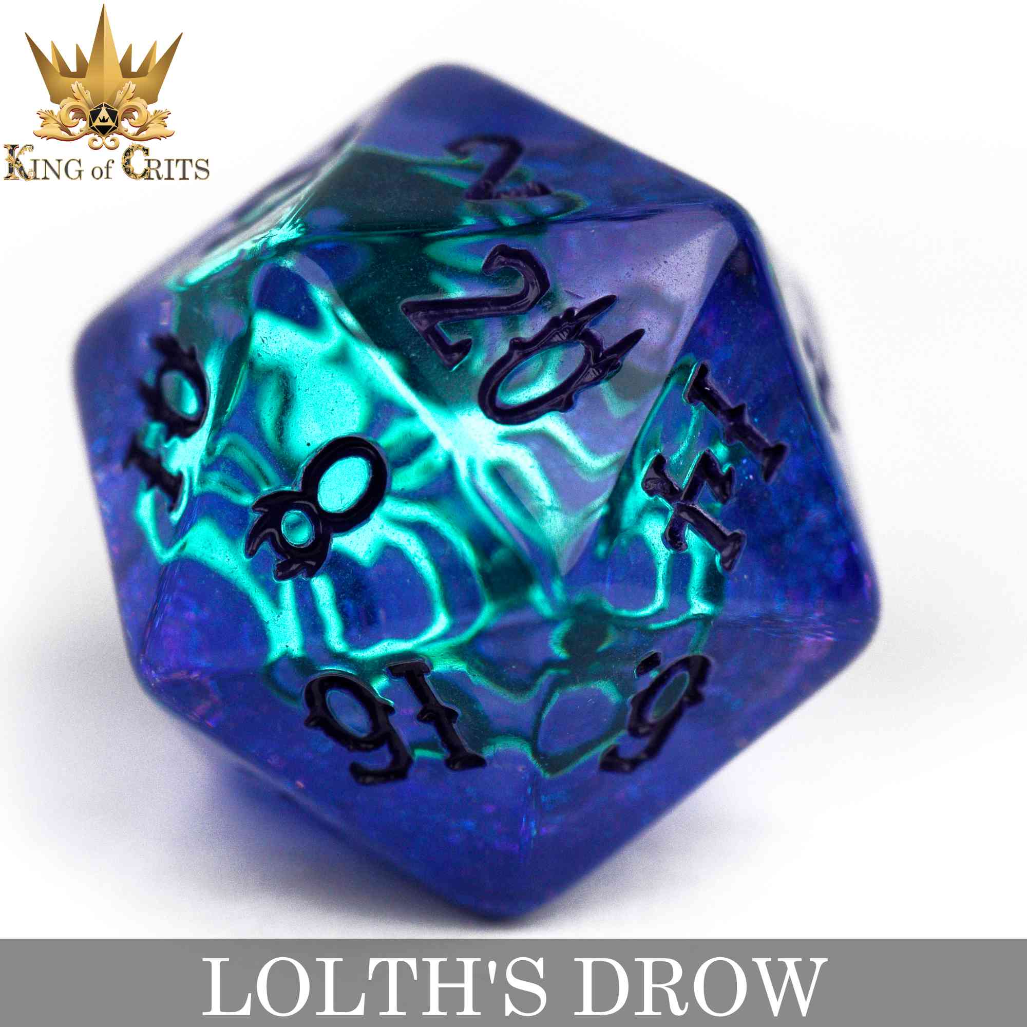 Lolth's Drow 11 Dice Set - Image 15