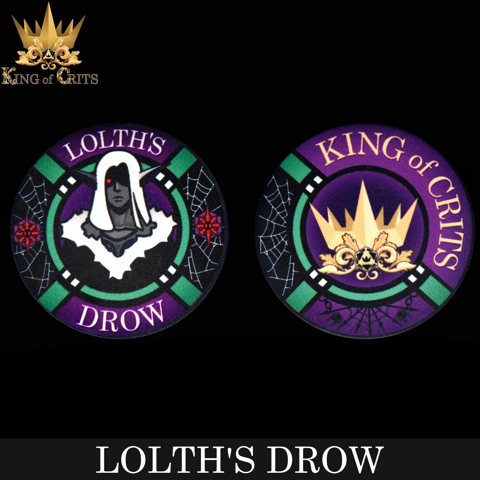 Lolth's Drow 11 Dice Set - Image 17