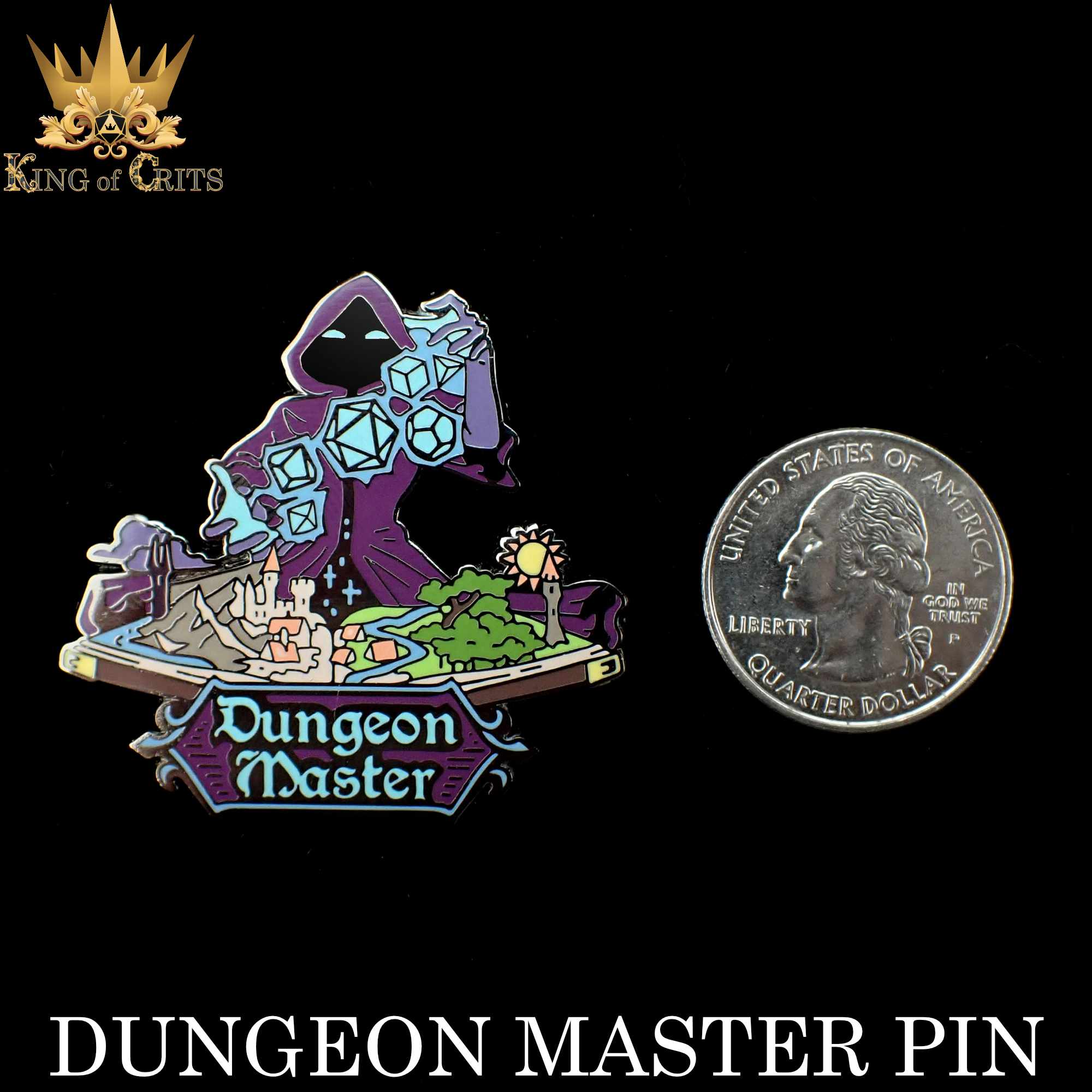 Dungeon Master Enamel Pin - Image 2