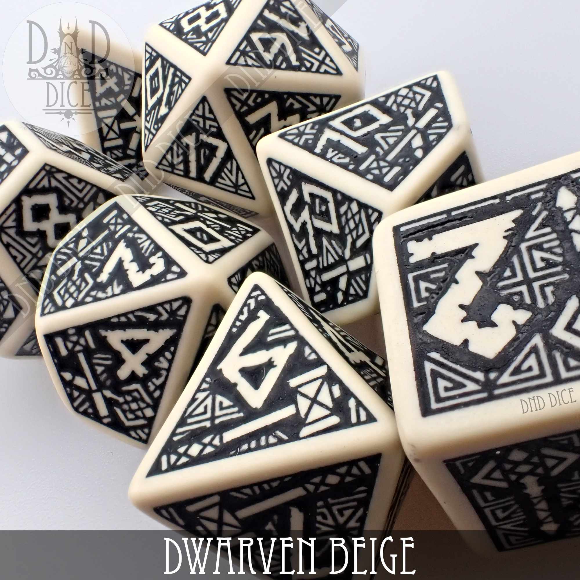 Dwarven Beige Dice Set - Image 2