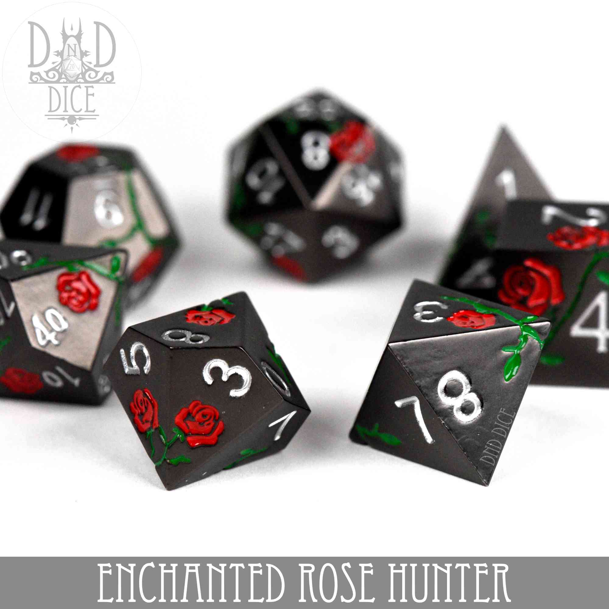 Enchanted Rose: Hunter - Metal Dice Set - Image 3