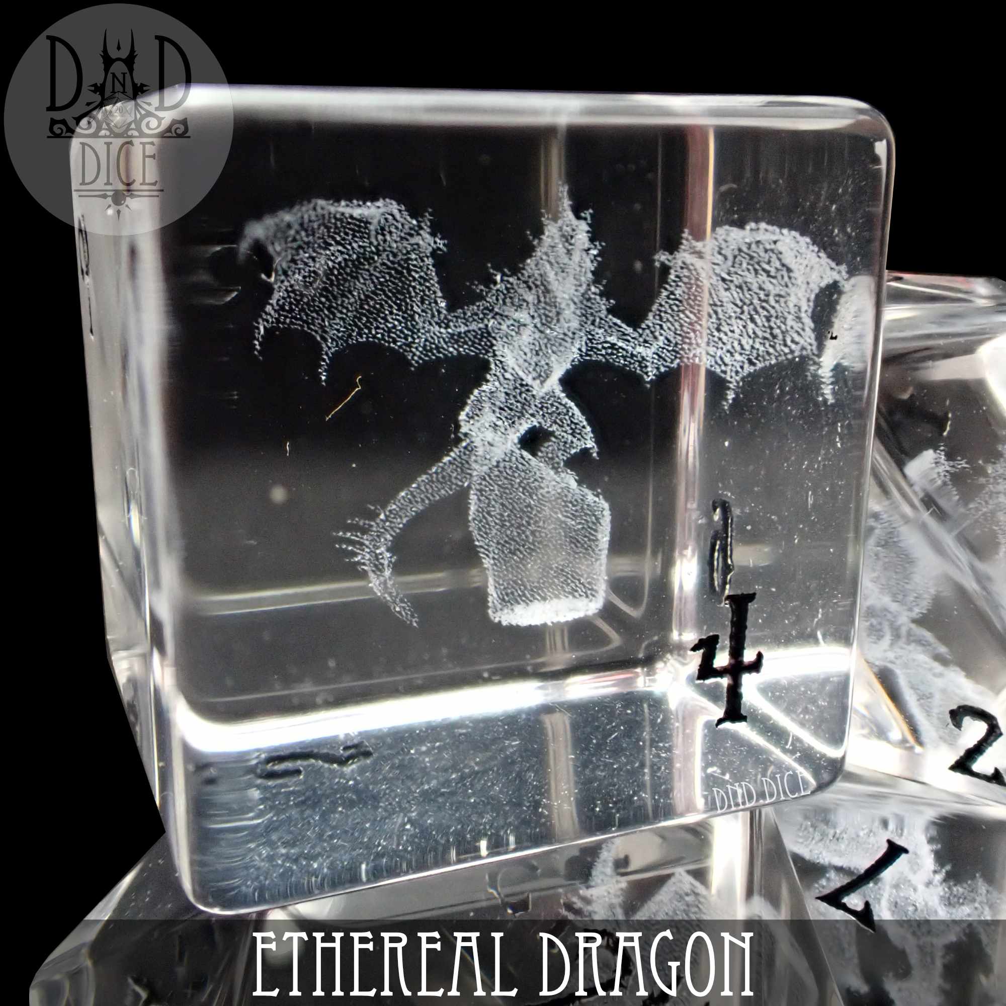 Ethereal Dragon Glass Dice Set (Gift Box) - Image 4