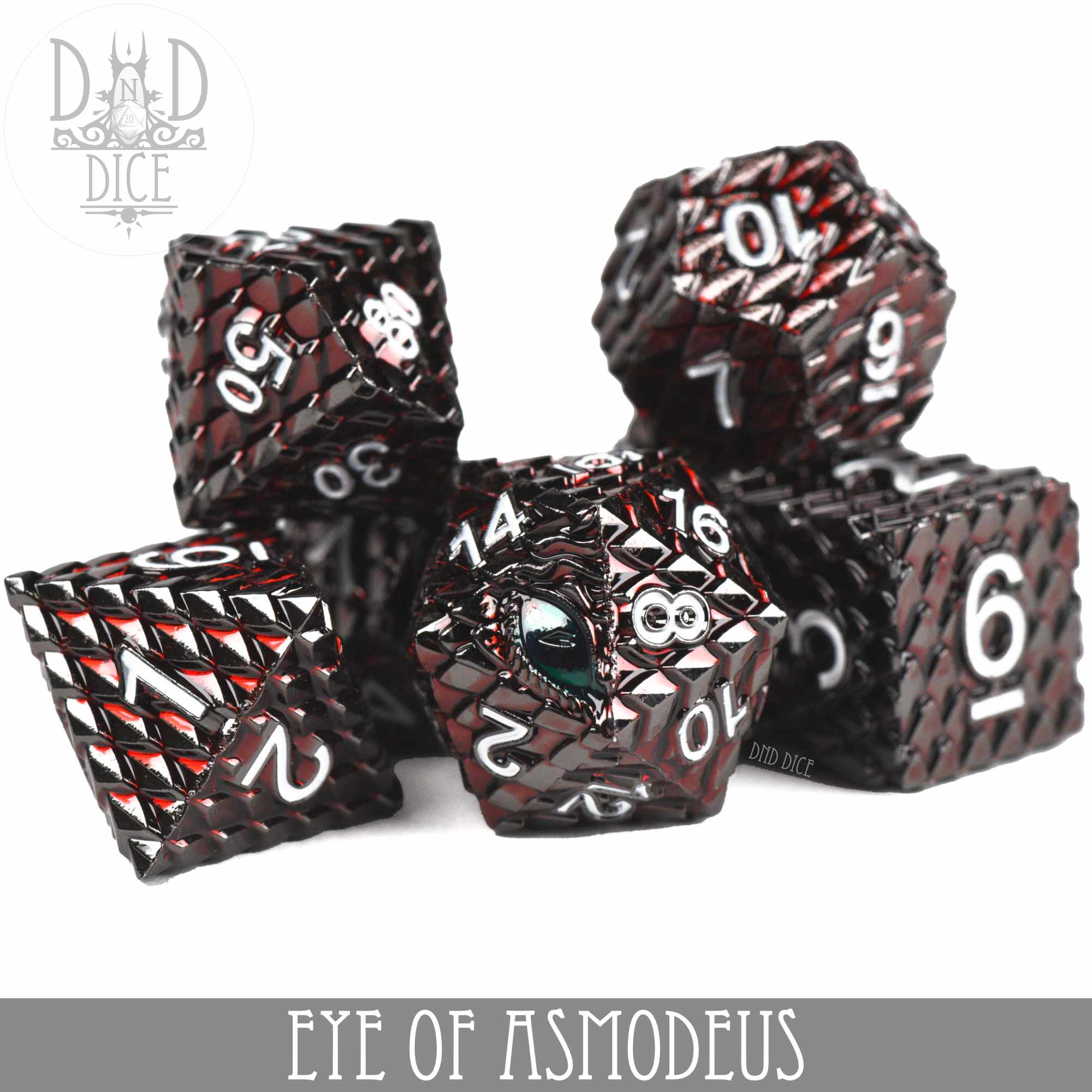 Eye of Asmodeus Metal Dice Set - Image 2