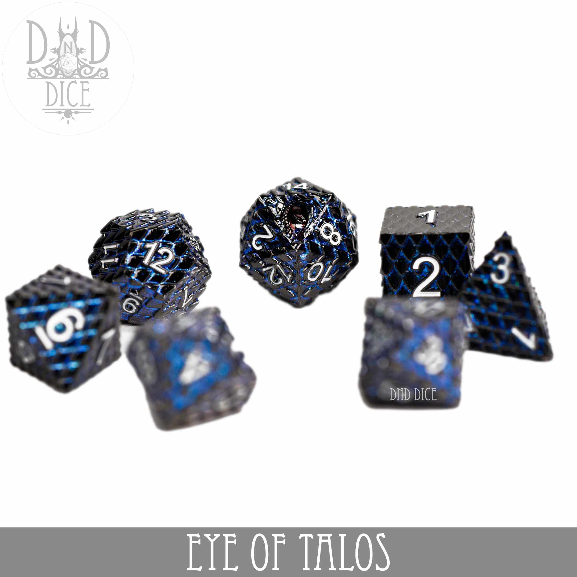 Eye of Talos Metal Dice Set - Image 3