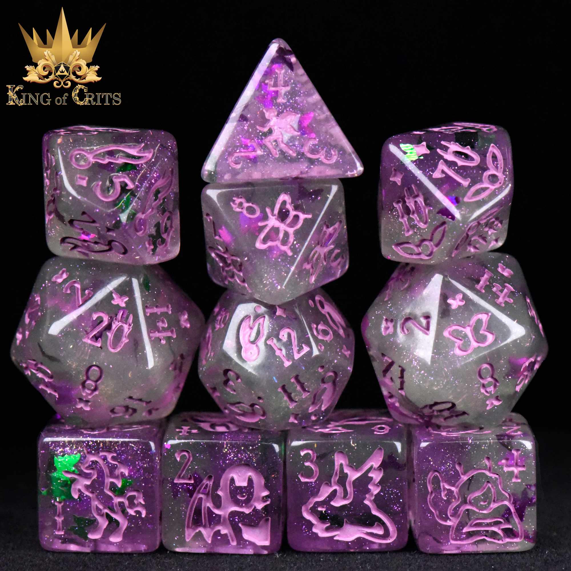 Fairy Flight 11 Dice Set - Image 2