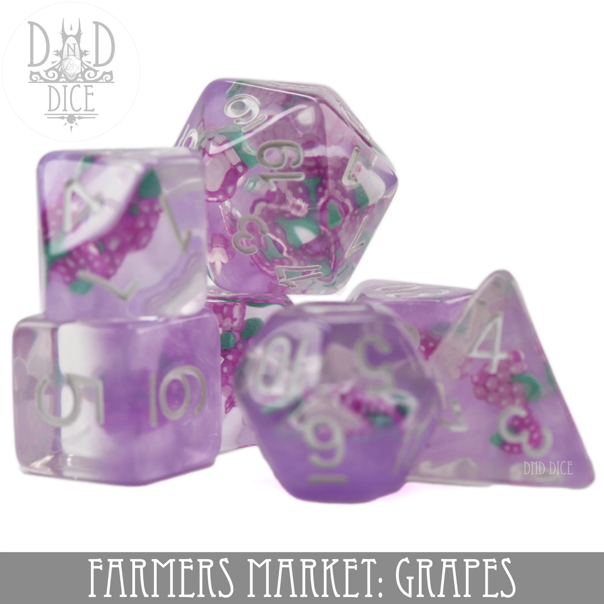 Farmers Market: Grape Dice Set - Image 2