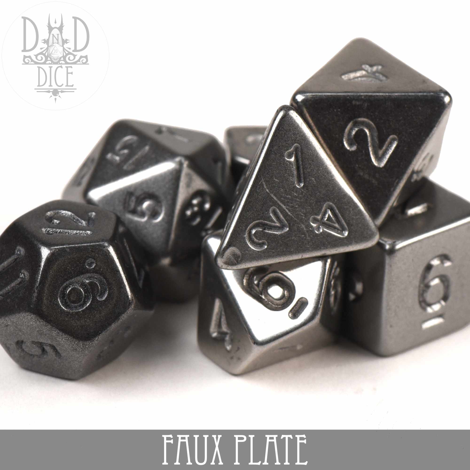 Faux Plate Dice Set - Image 2