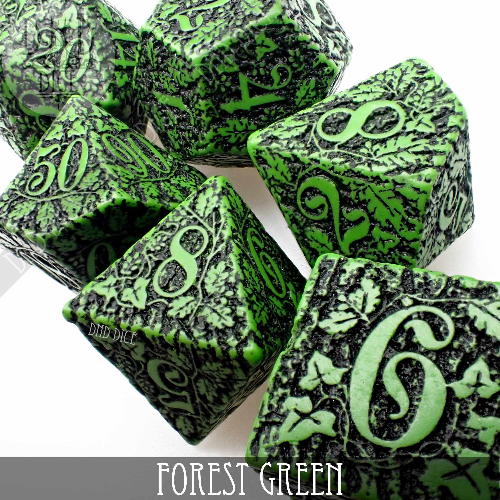 Forest Jungle Green Dice Set - Image 2