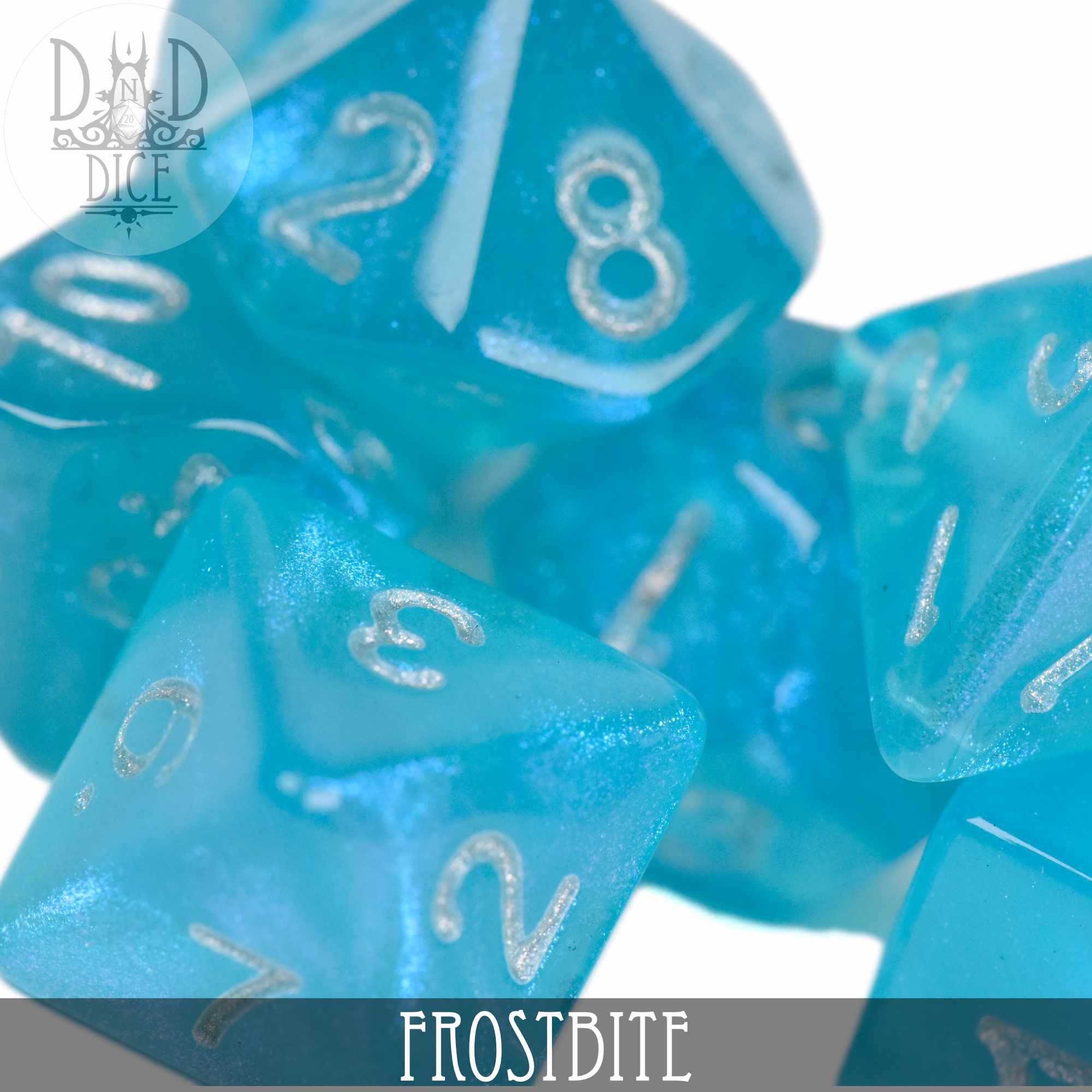 Frostbite Glitter Dice Set - Image 2