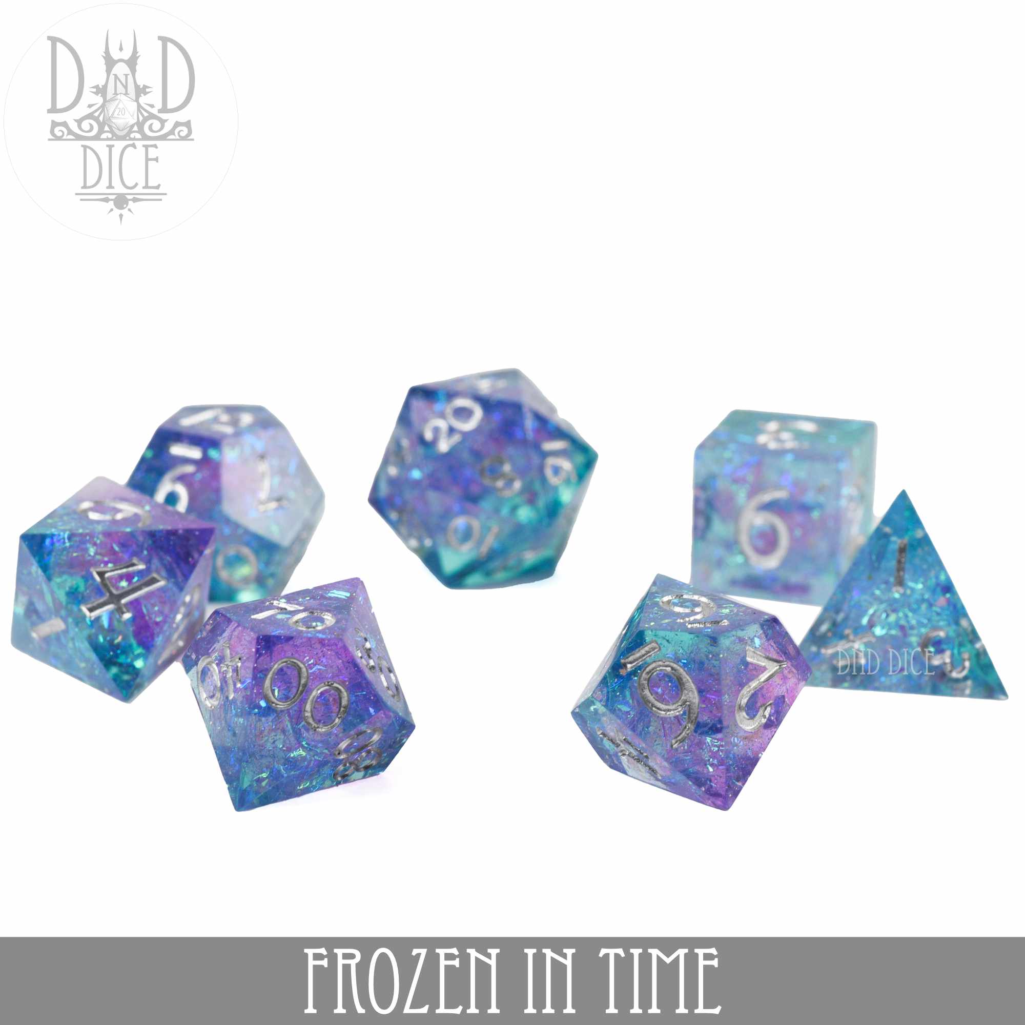 Frozen In Time Handmade Dice Set - Image 3
