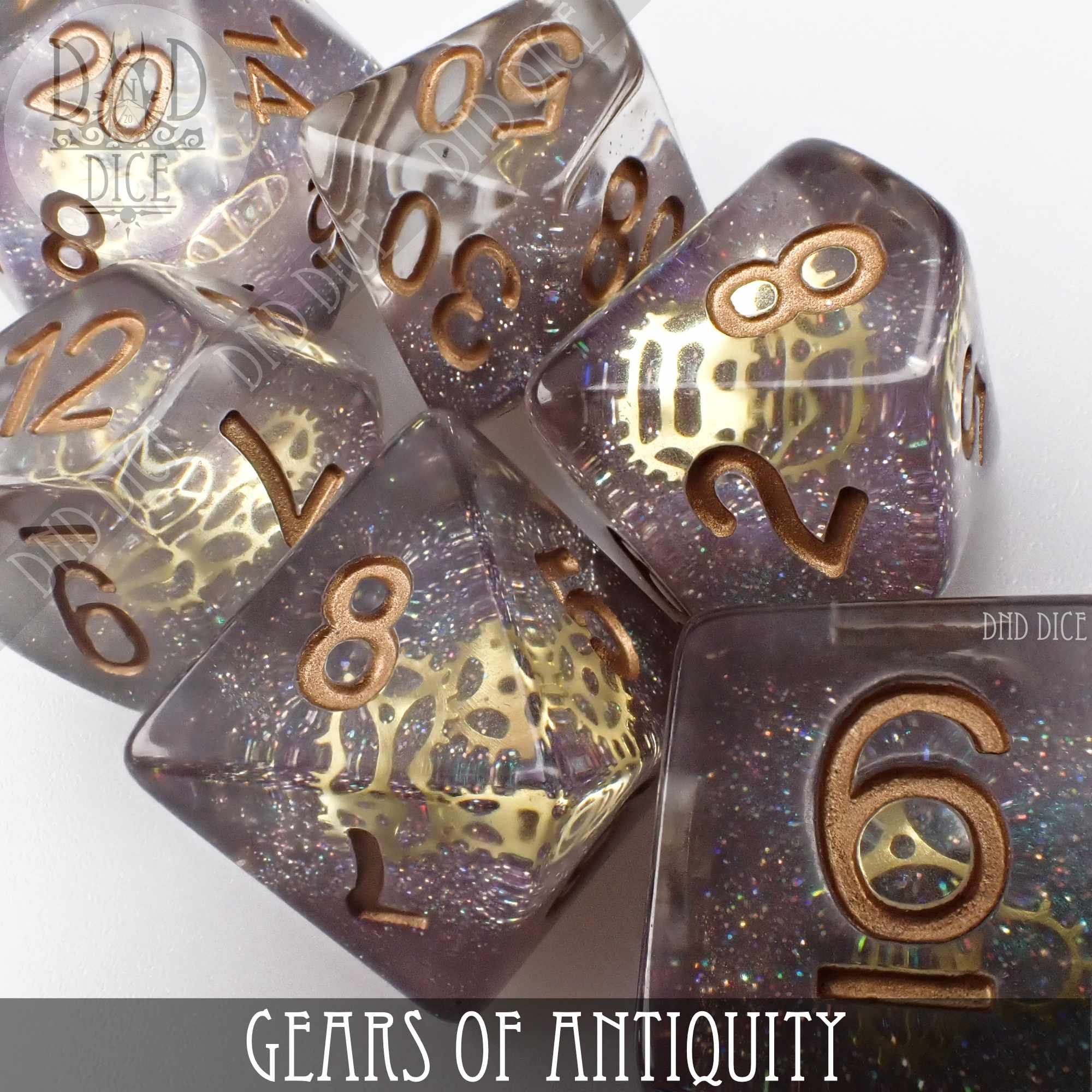 Gears of Antiquity Dice Set - Image 2