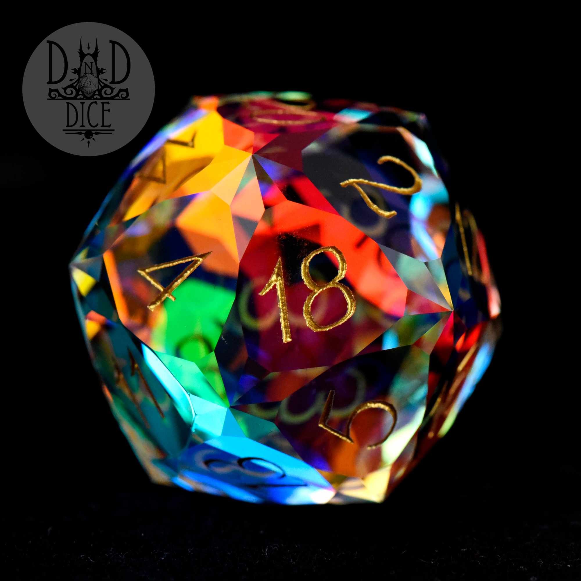 Gem Cut Prism 30mm D20 (Gift Box) - Image 3