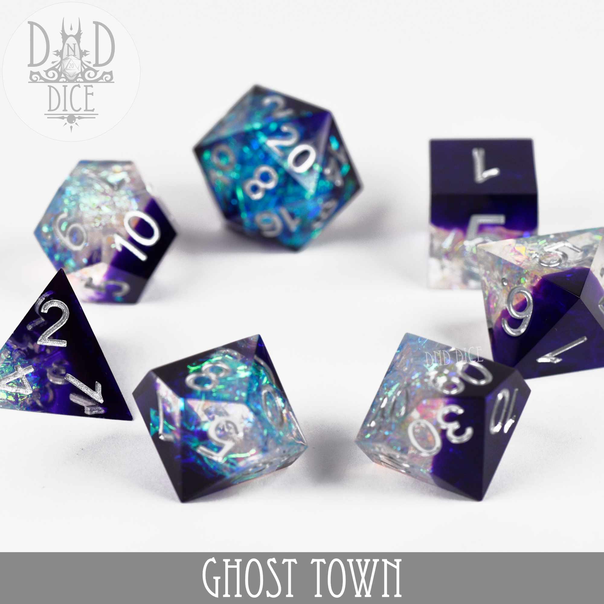 Ghost Town Handmade Dice Set - Image 3