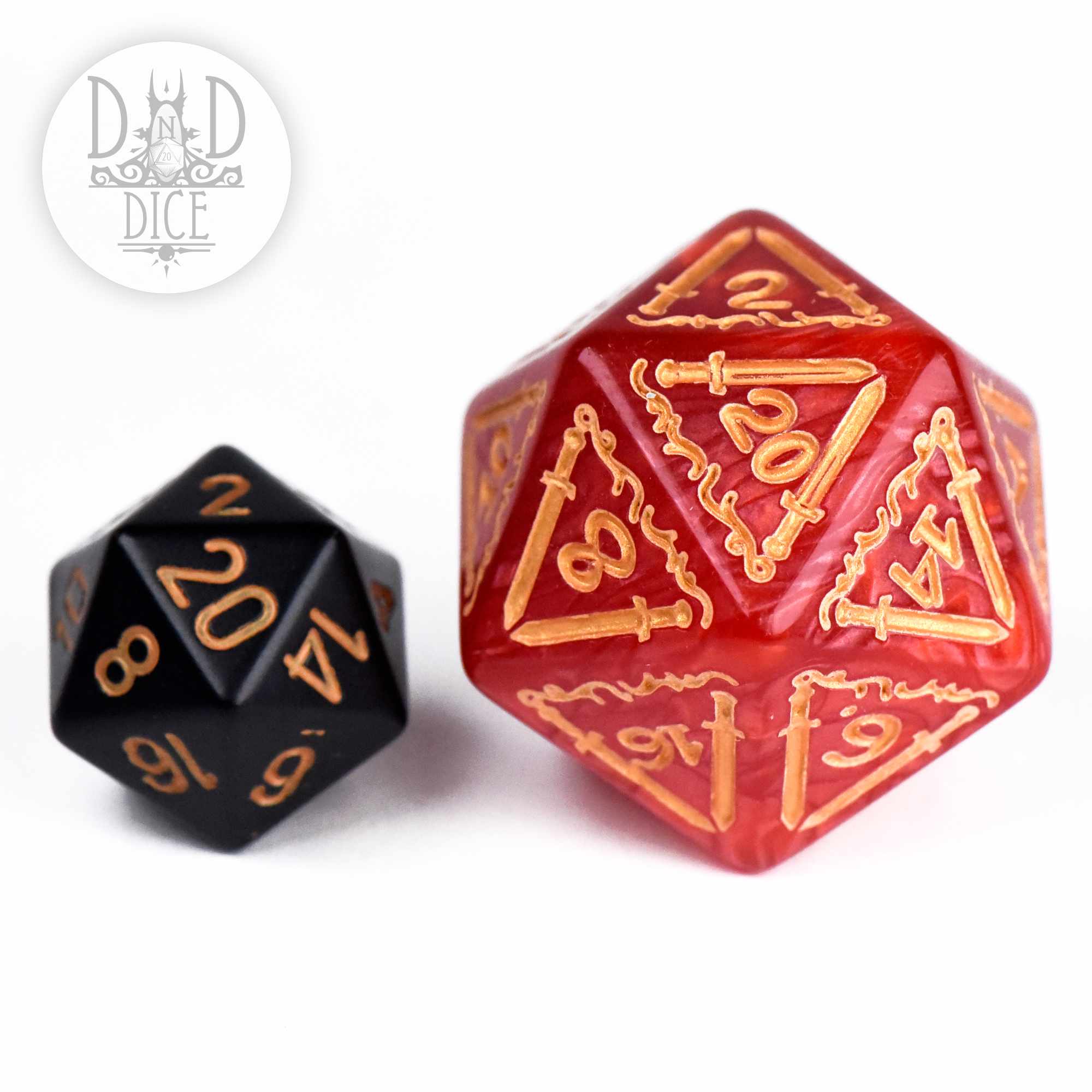 Giant Fighter Red Dice Set (Oversize) - Image 4